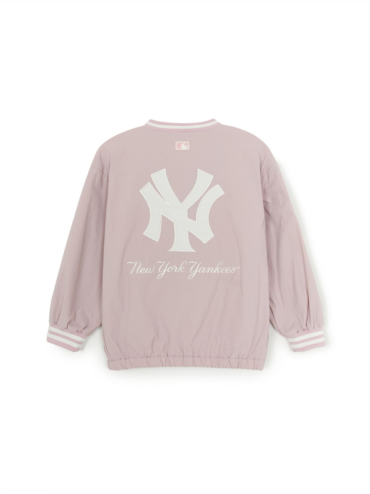 엠엘비 키즈(MLB KIDS) 스트릿 베이직 쿠퍼스 로고 우븐 맨투맨세트 NY (Mg.Pink)