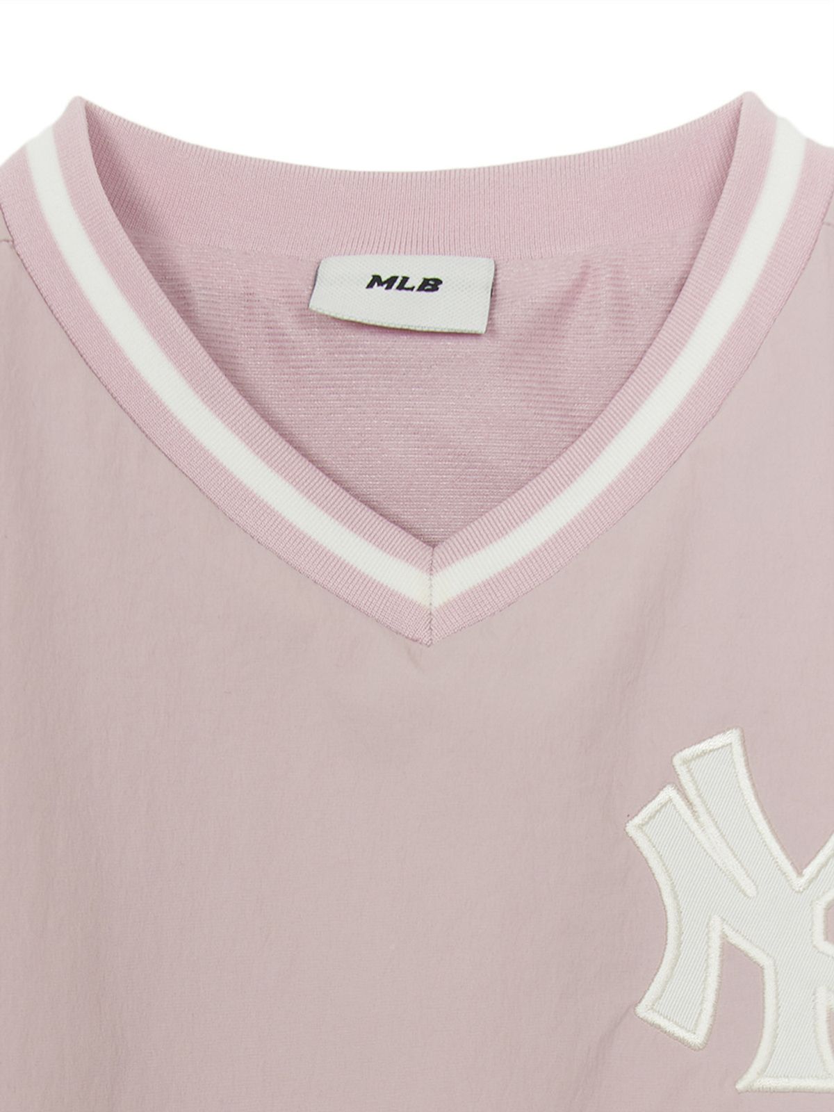 엠엘비 키즈(MLB KIDS) 스트릿 베이직 쿠퍼스 로고 우븐 맨투맨세트 NY (Mg.Pink)