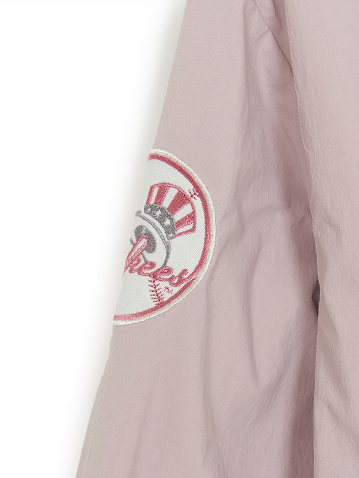 엠엘비 키즈(MLB KIDS) 스트릿 베이직 쿠퍼스 로고 우븐 맨투맨세트 NY (Mg.Pink)