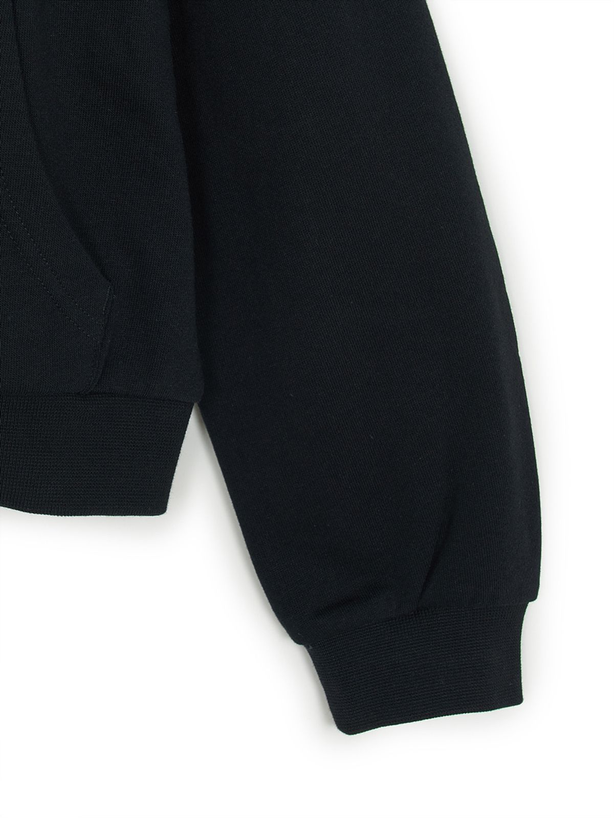 엠엘비 키즈(MLB KIDS) 베이직 여아 스몰로고 크롭 후드 집업 NY (Black)