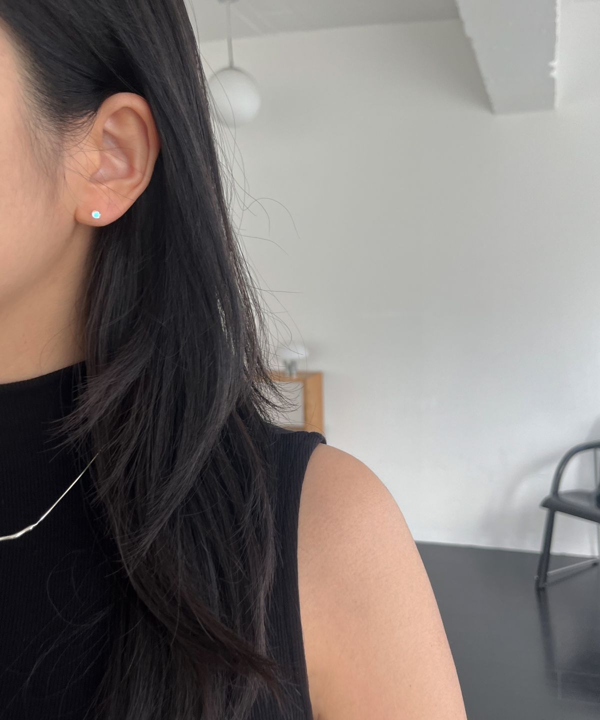바라두(BARADU) 925 Mini mirror-ball piercing (single)