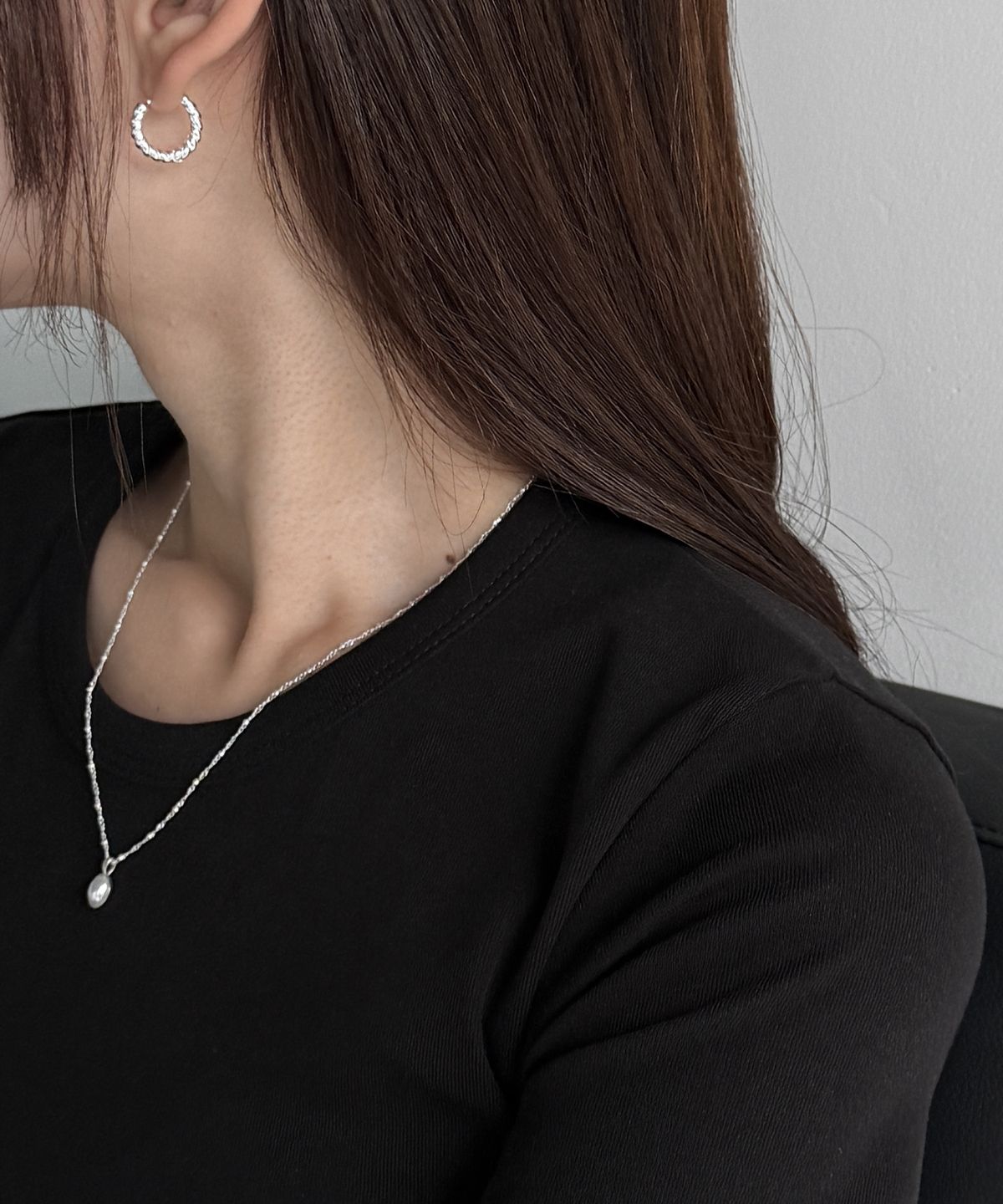 바라두(BARADU) 925 Baroque pearl necklace