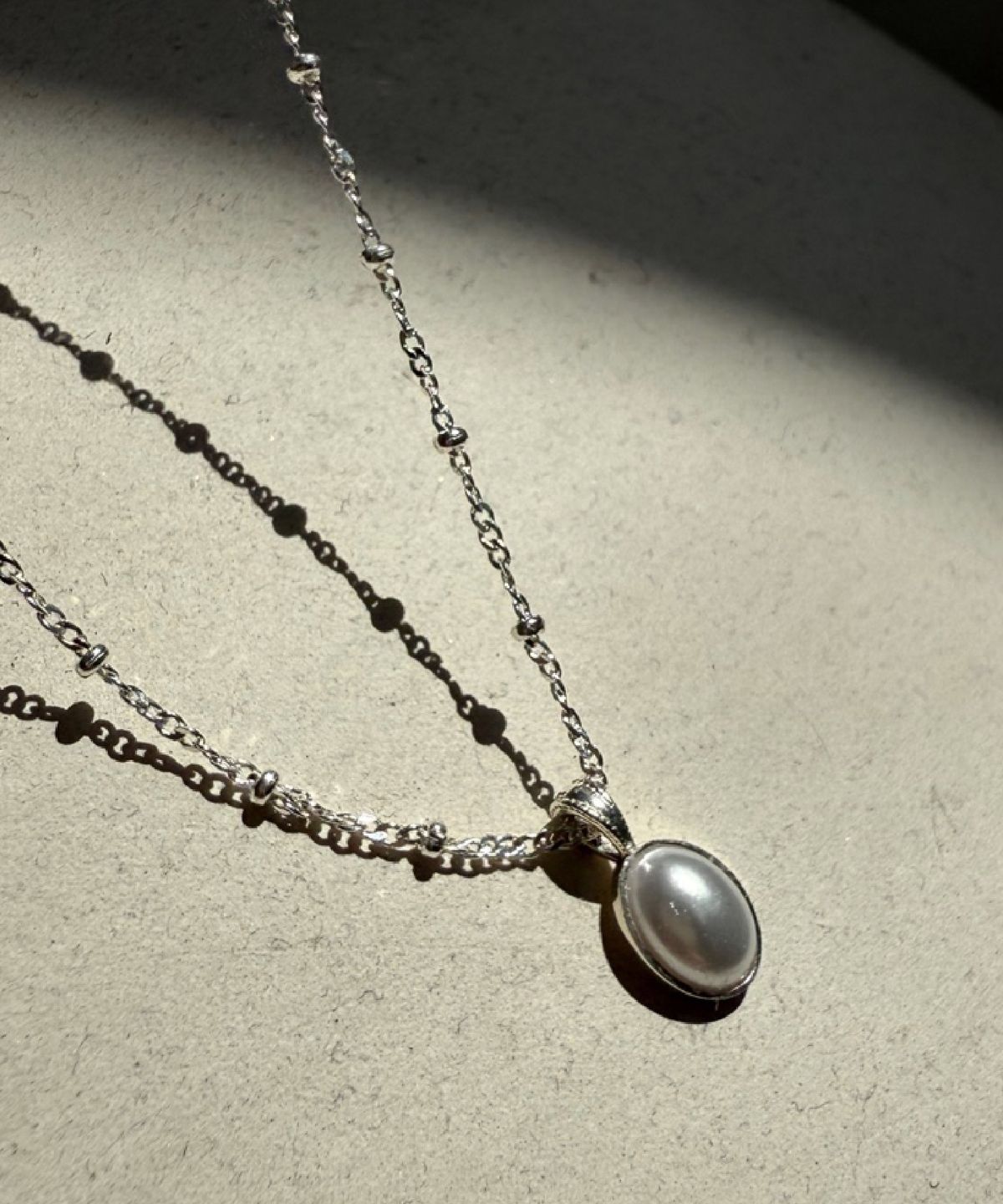 바라두(BARADU) 925 Baroque pearl necklace