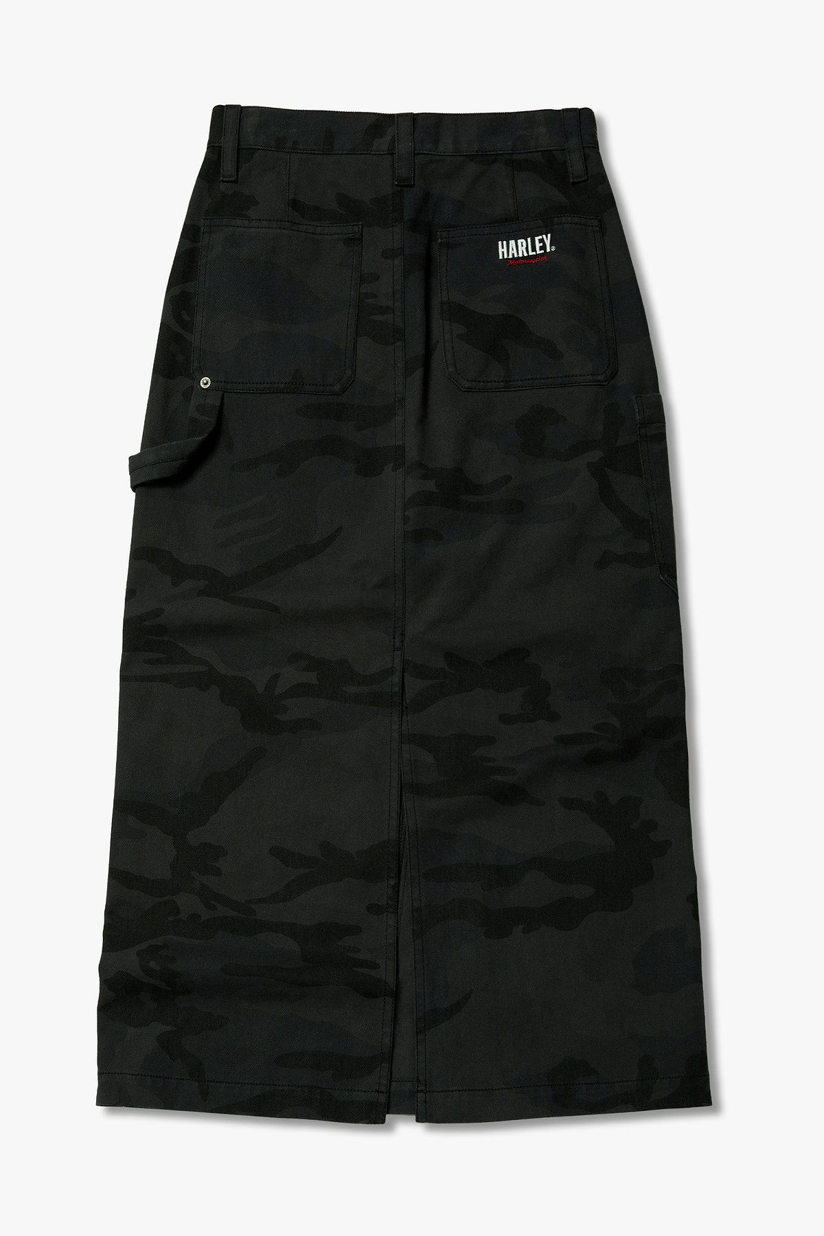 할리데이비슨 컬렉션스®(HARLEY-DAVIDSON COLLECTIONS®) [Women] 카펜터 롱스커트 그레이_HH25322001
