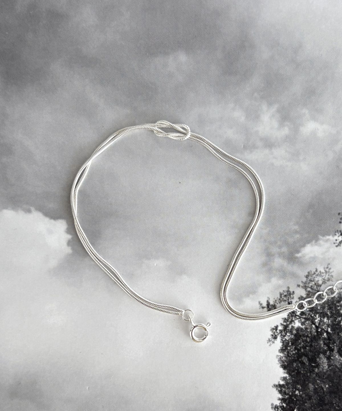 바라두(BARADU) 925 Two knot bracelet