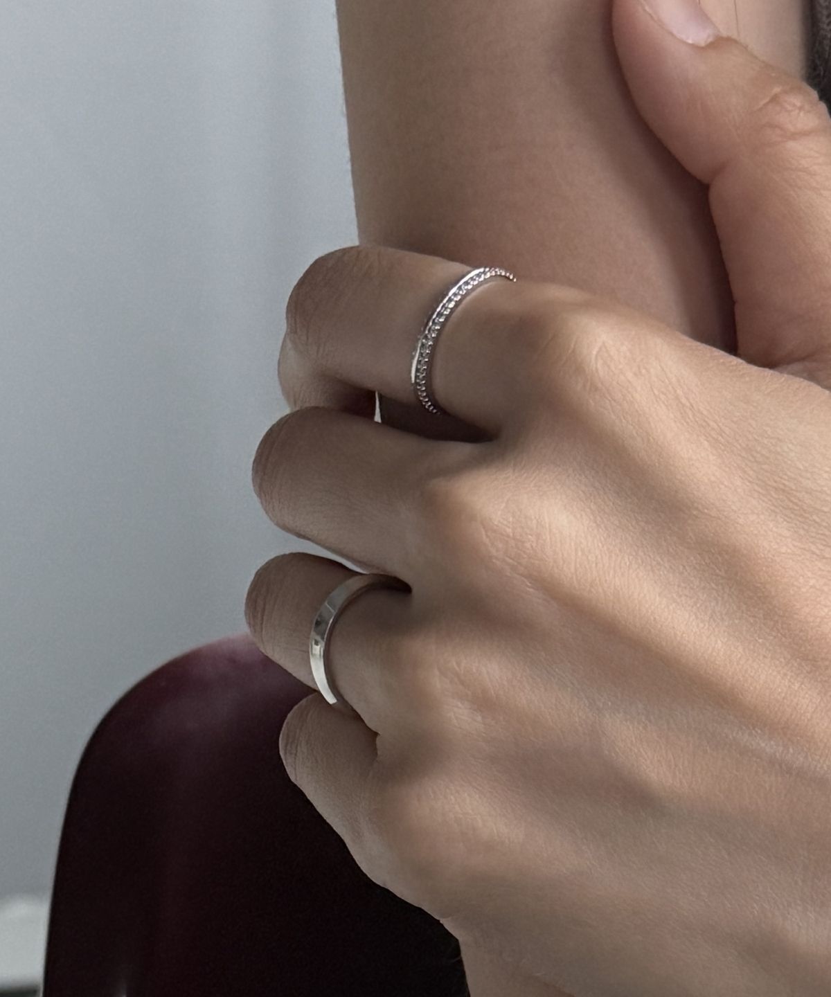 바라두(BARADU) 925 Two-line eternity ring