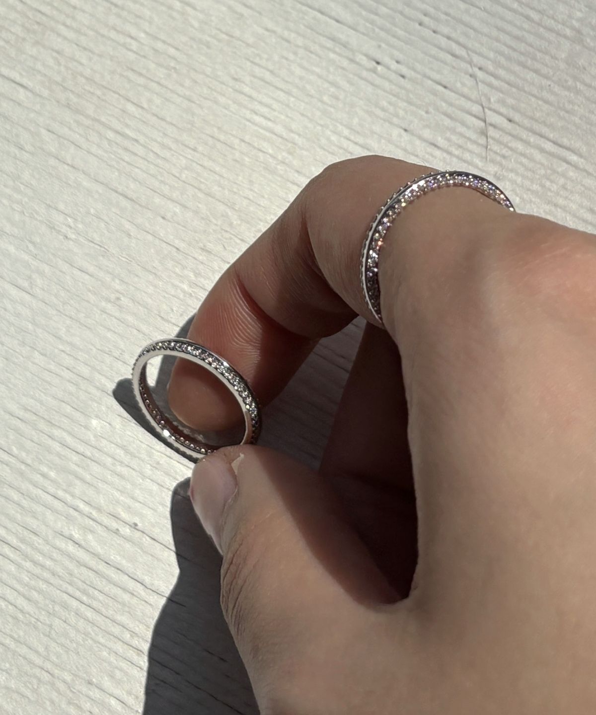 바라두(BARADU) 925 Two-line eternity ring