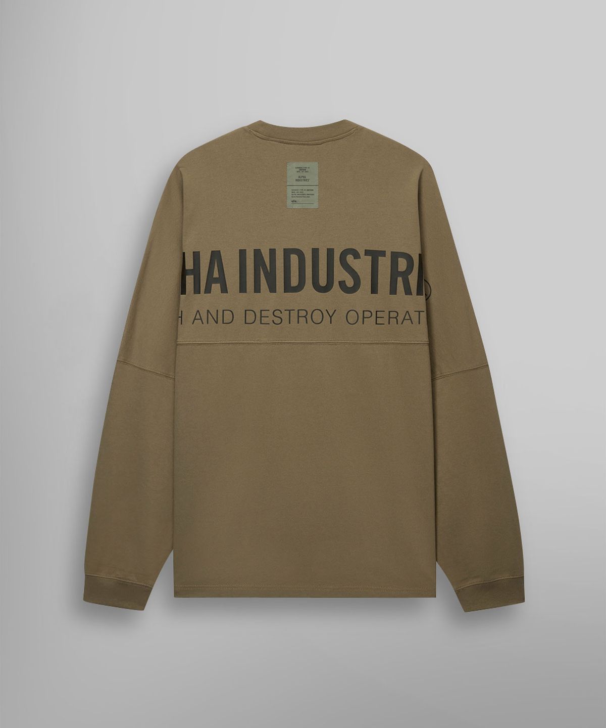 알파 인더스트리(ALPHA INDUSTRIES) UNFRM 롱슬리브 그래픽 티 탄