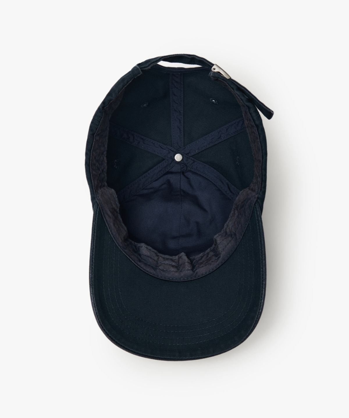 메종미네드(MAISON MINED) DOODLE HEART VINTAGE WASHED BALL CAP NAVY