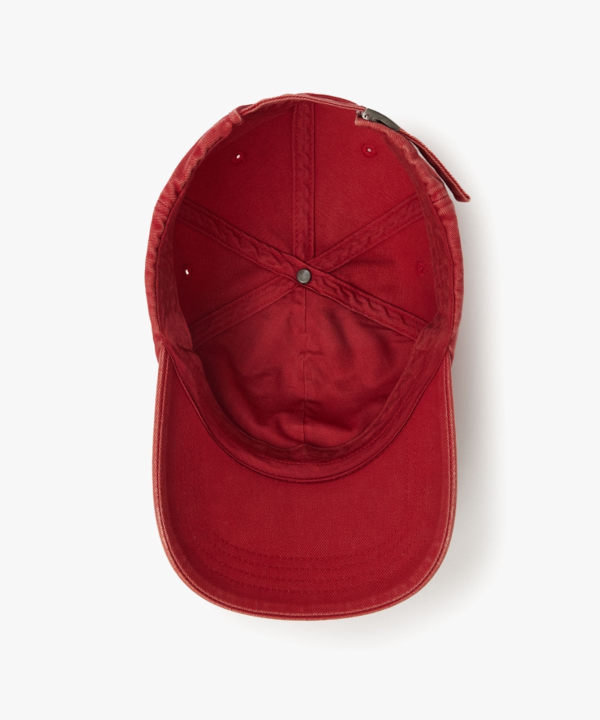 메종미네드(MAISON MINED) DOODLE HEART VINTAGE WASHED BALL CAP RED