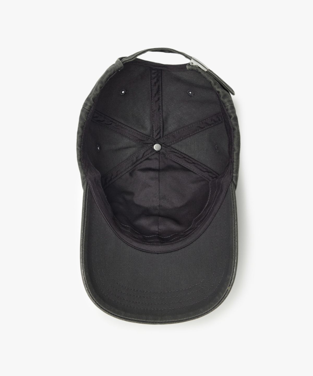 메종미네드(MAISON MINED) DOODLE HEART VINTAGE WASHED BALL CAP CHARCOAL