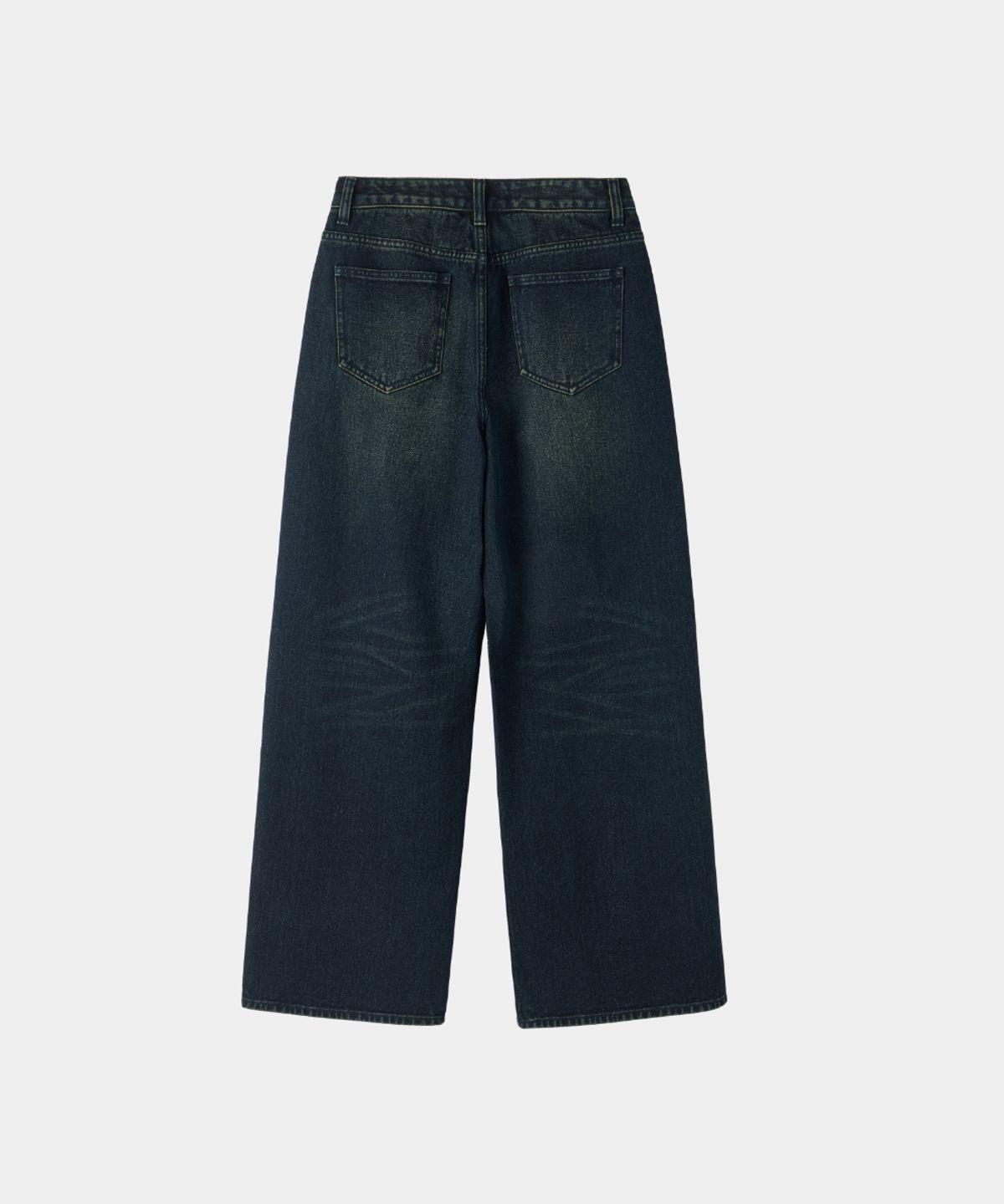 메종미네드(MAISON MINED) (W) WASHED DENIM PANTS INDIGO