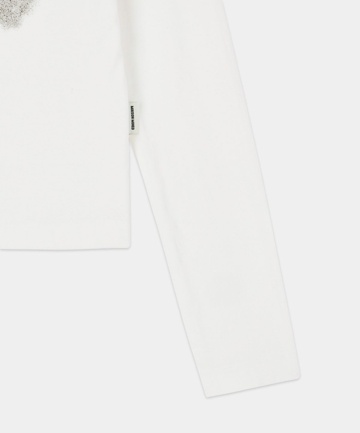메종미네드(MAISON MINED) (W) LEGACY HOODED LONG SLEEVE WHITE