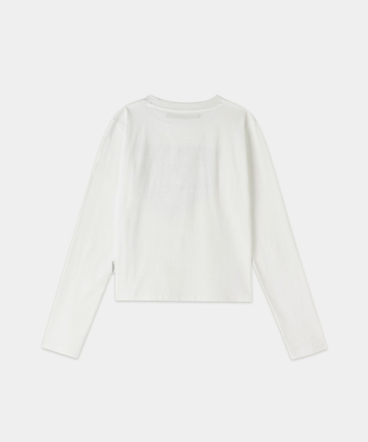 메종미네드(MAISON MINED) (W) DOODLE HEART LONG SLEEVE WHITE