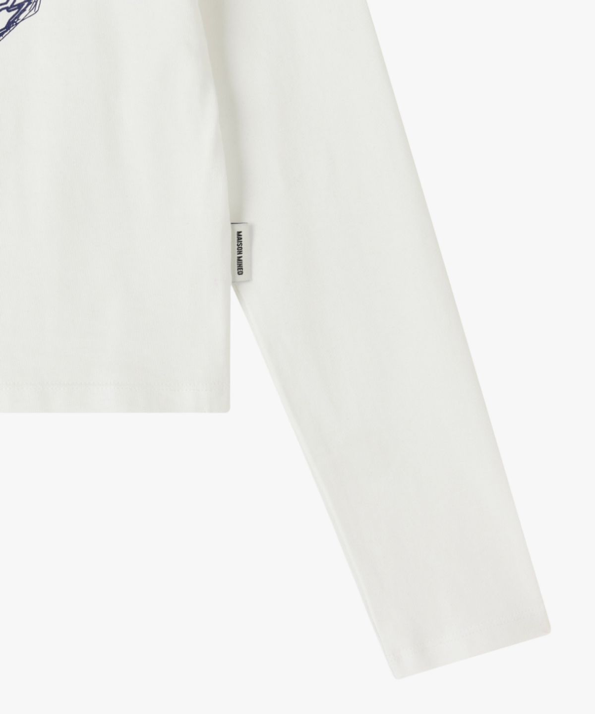 메종미네드(MAISON MINED) (W) DOODLE HEART LONG SLEEVE WHITE