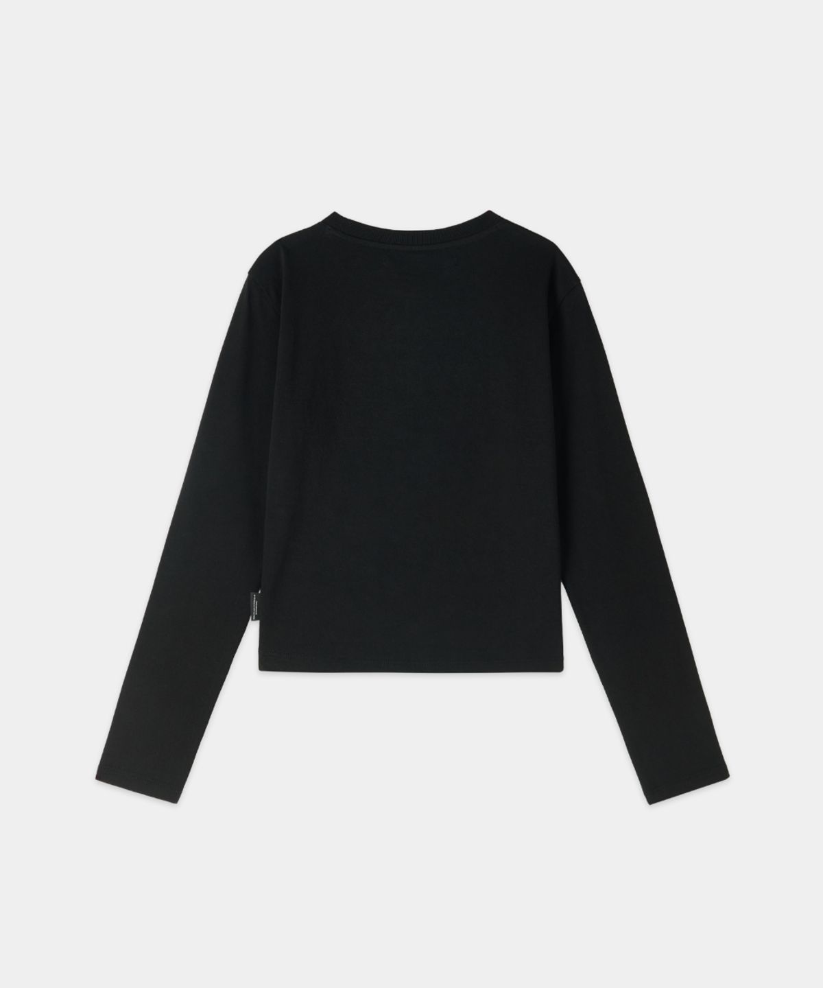 메종미네드(MAISON MINED) (W) DOODLE HEART LONG SLEEVE BLACK