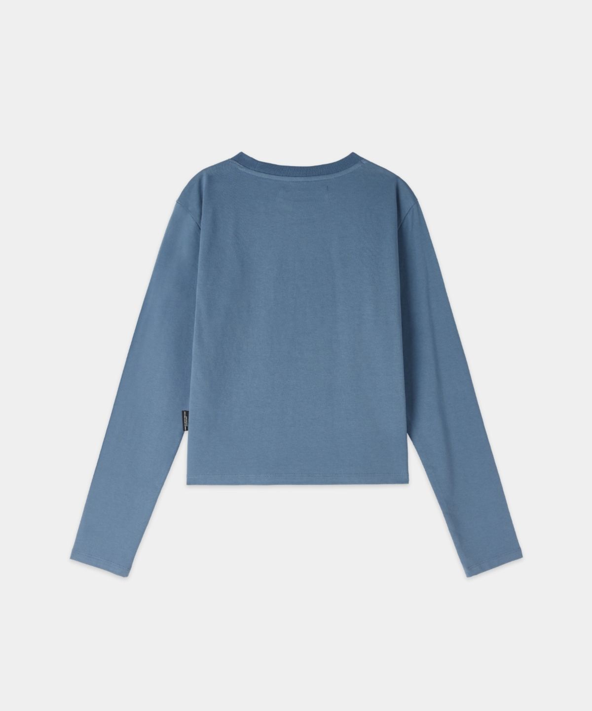 메종미네드(MAISON MINED) (W) DOODLE HEART LONG SLEEVE BLUE GRAY