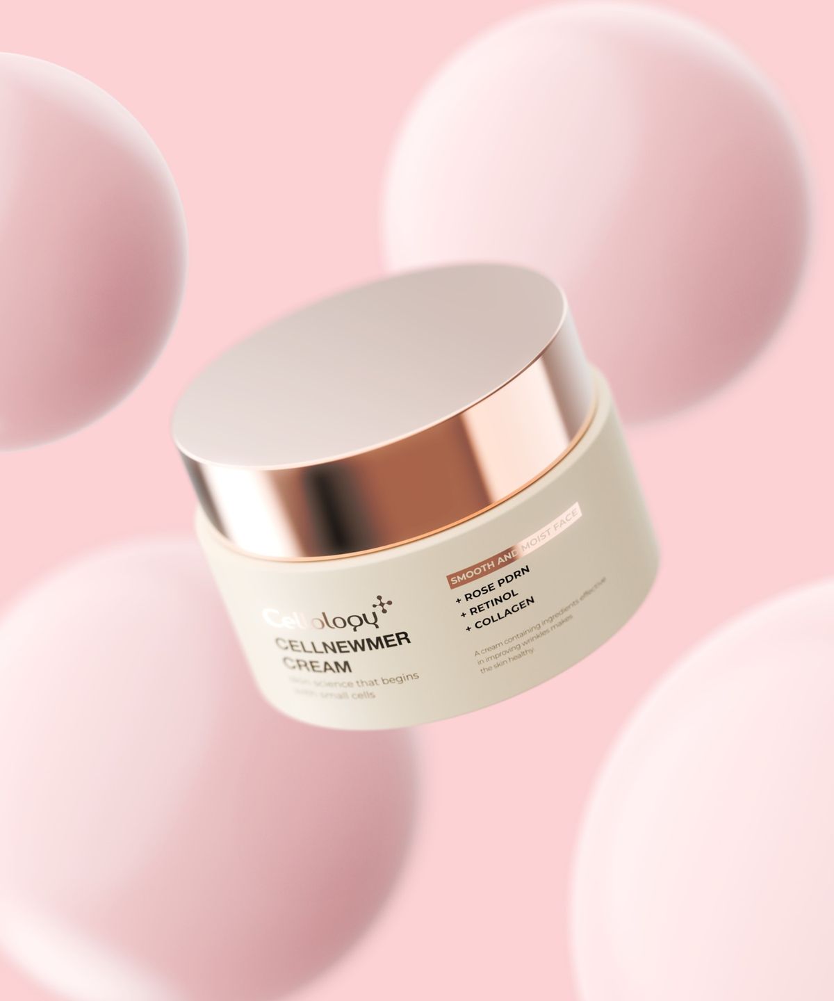 셀올로지(CELLOLOGY) 셀뉴머 크림 50 ml / 팔자 입가 주름 개선 크림