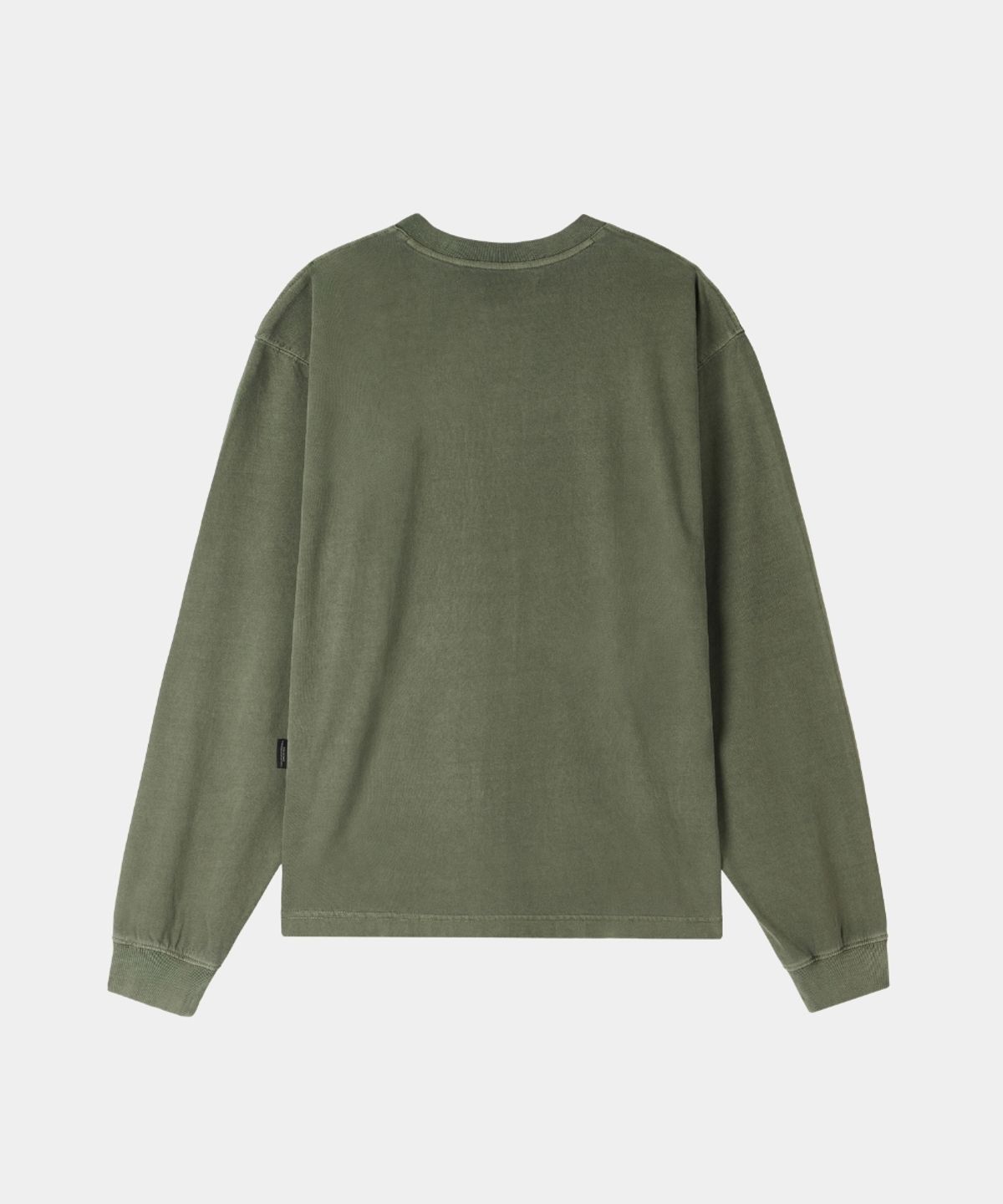 메종미네드(MAISON MINED) SCRIPT TYPE HENLEY NECK LONG SLEEVE KHAKI
