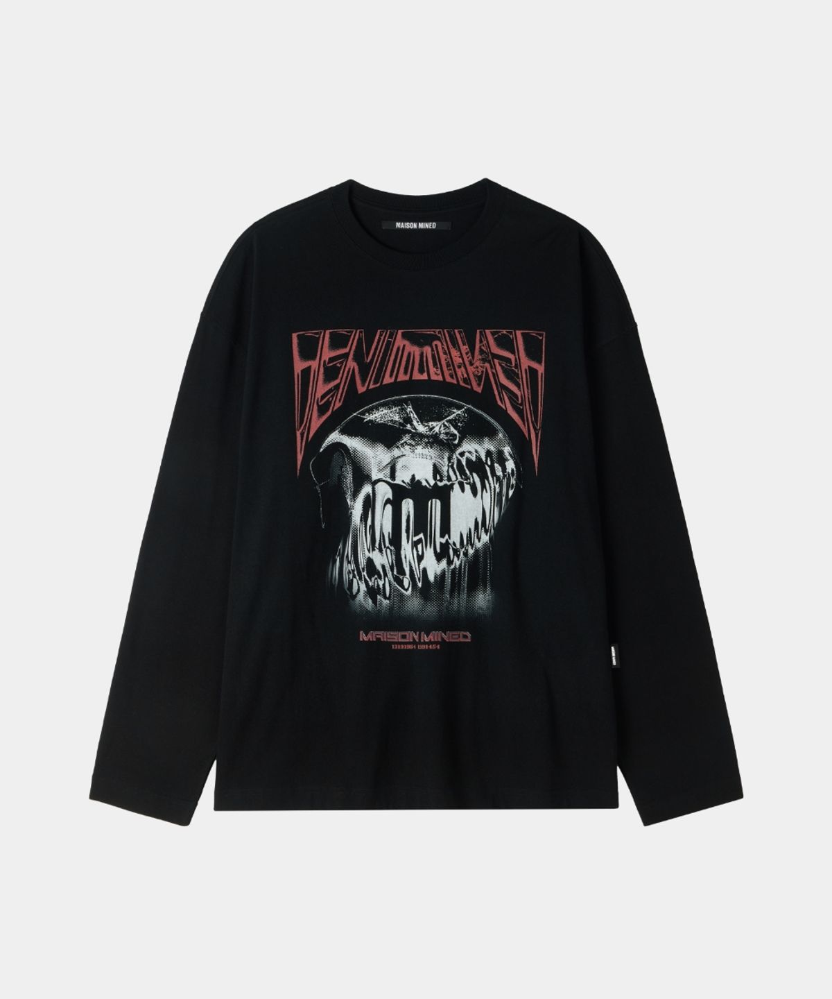 메종미네드(MAISON MINED) STICKY LONG SLEEVE BLACK