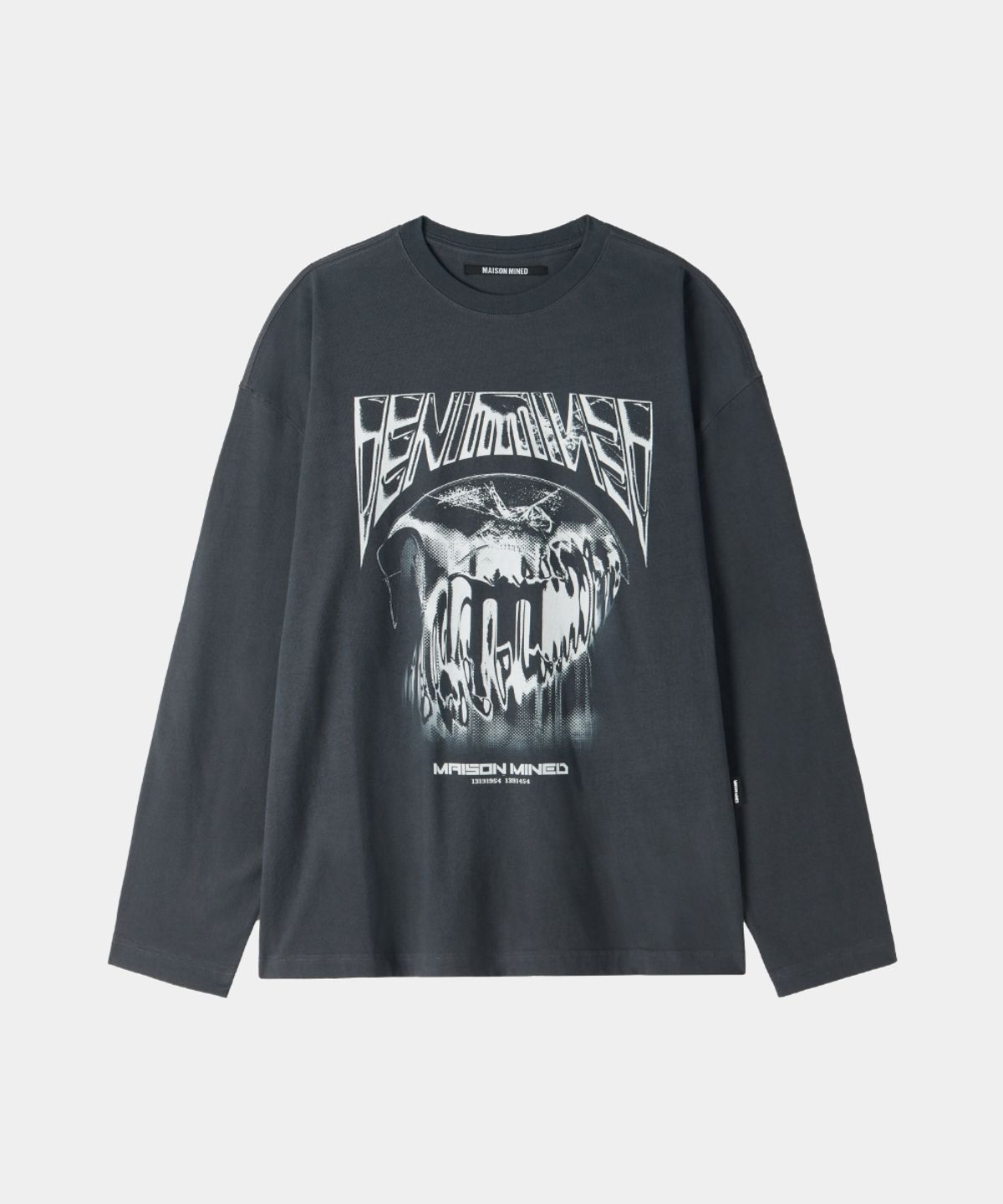 메종미네드(MAISON MINED) STICKY LONG SLEEVE CHARCOAL