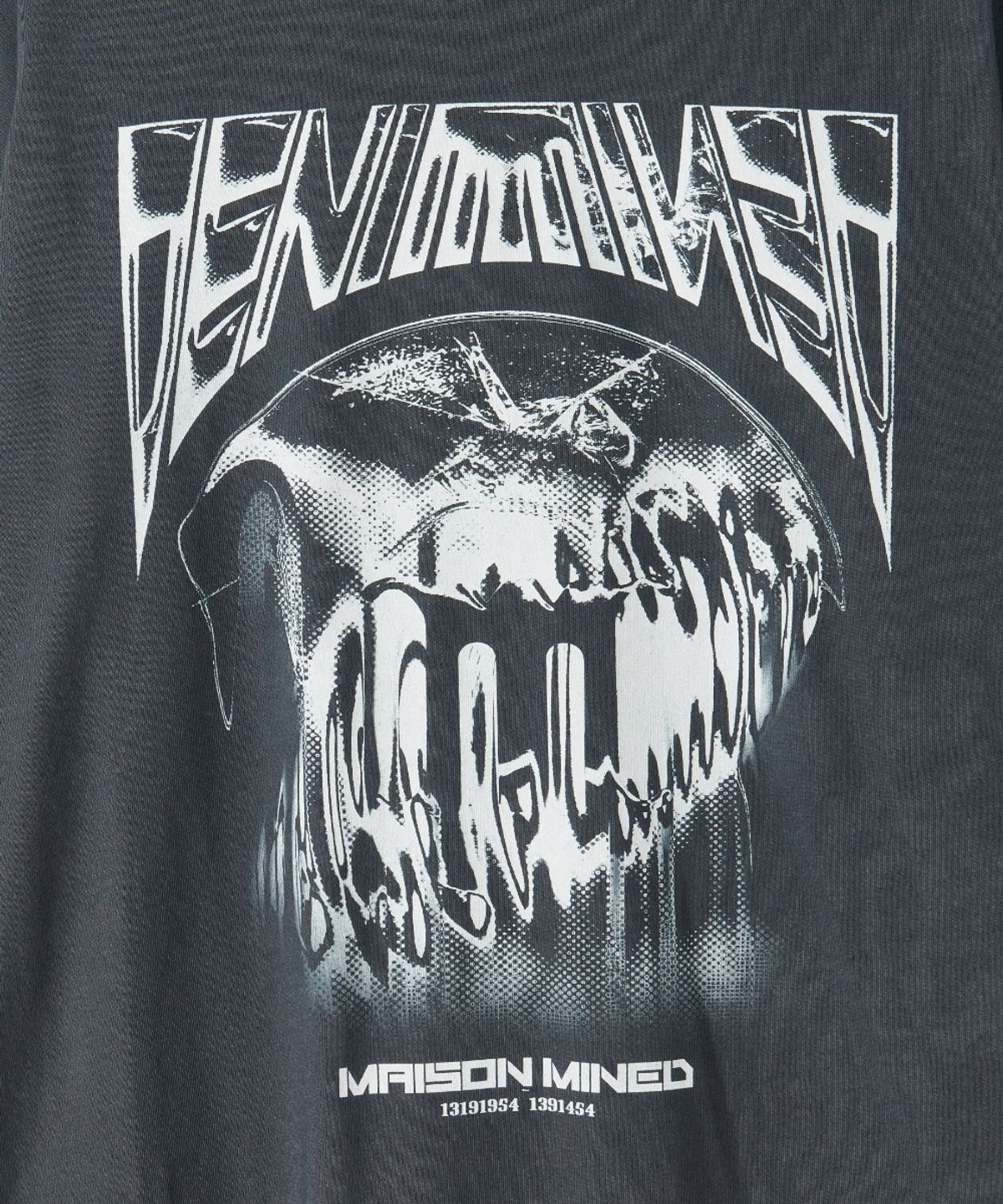 메종미네드(MAISON MINED) STICKY LONG SLEEVE CHARCOAL