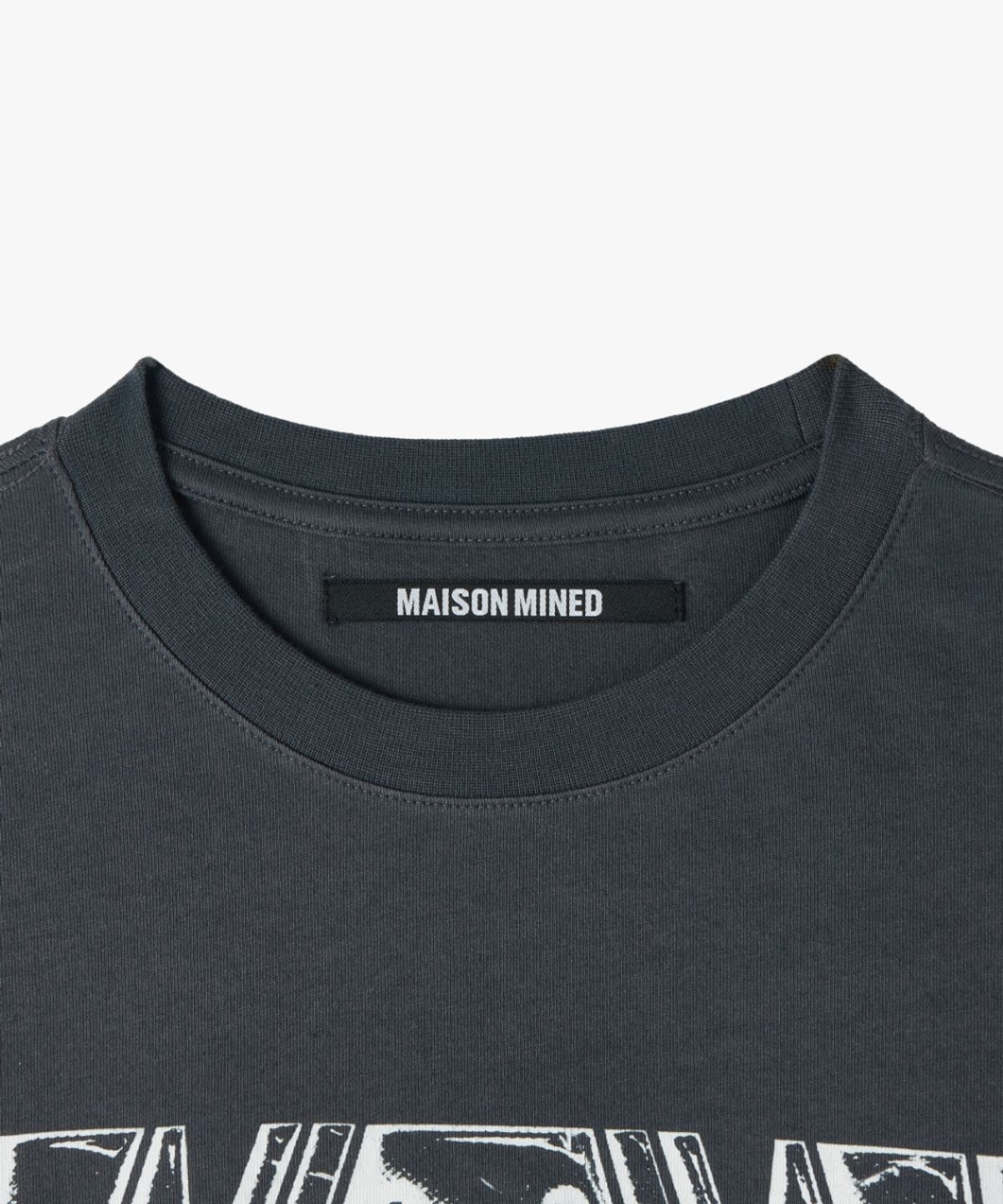 메종미네드(MAISON MINED) STICKY LONG SLEEVE CHARCOAL