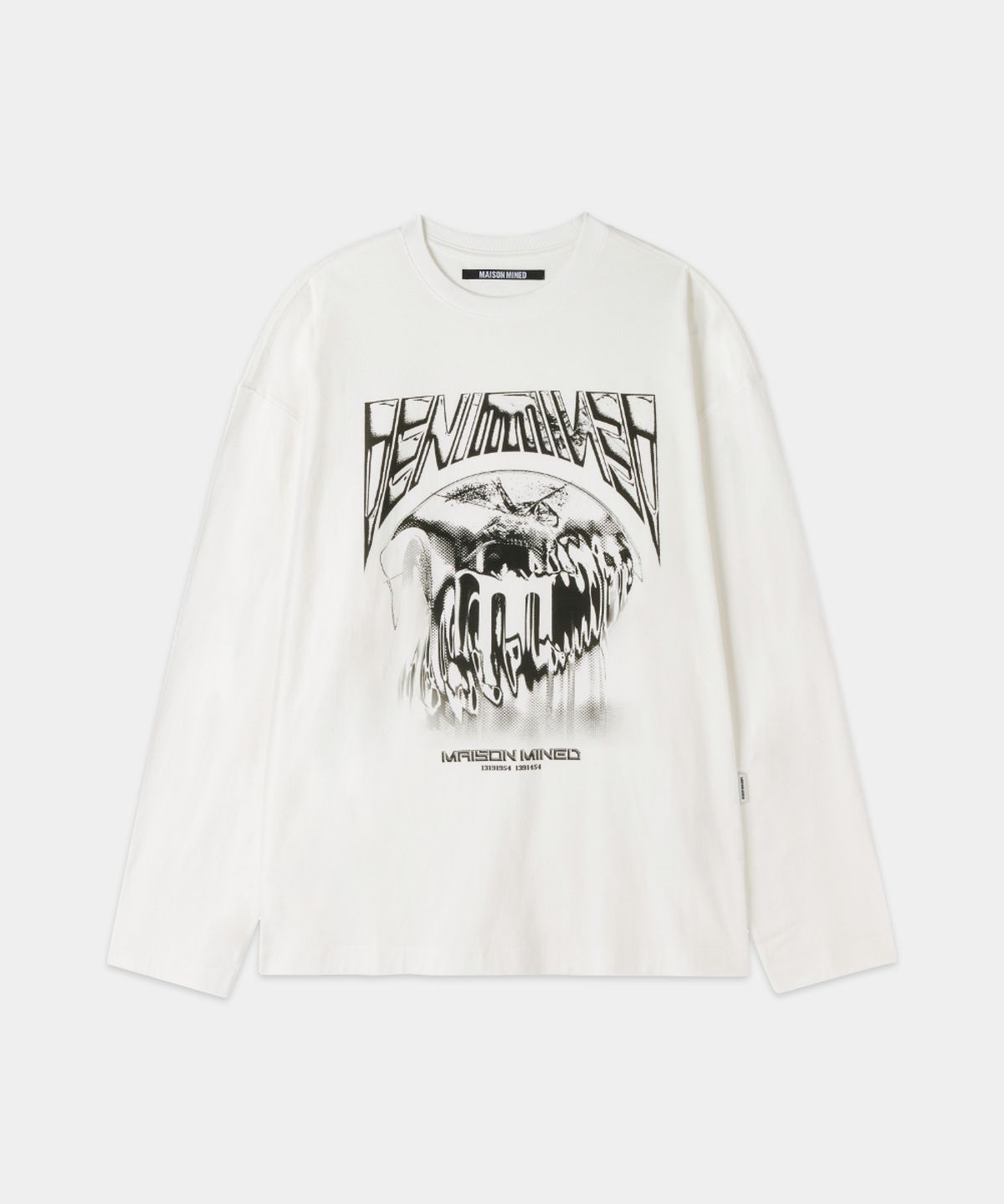 메종미네드(MAISON MINED) STICKY LONG SLEEVE WHITE