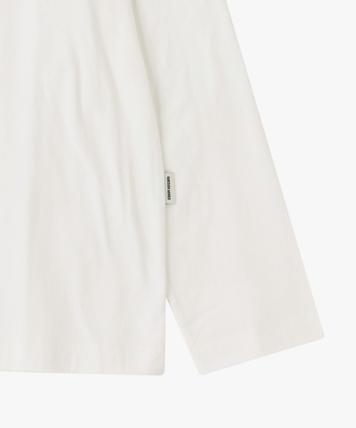 메종미네드(MAISON MINED) STICKY LONG SLEEVE WHITE