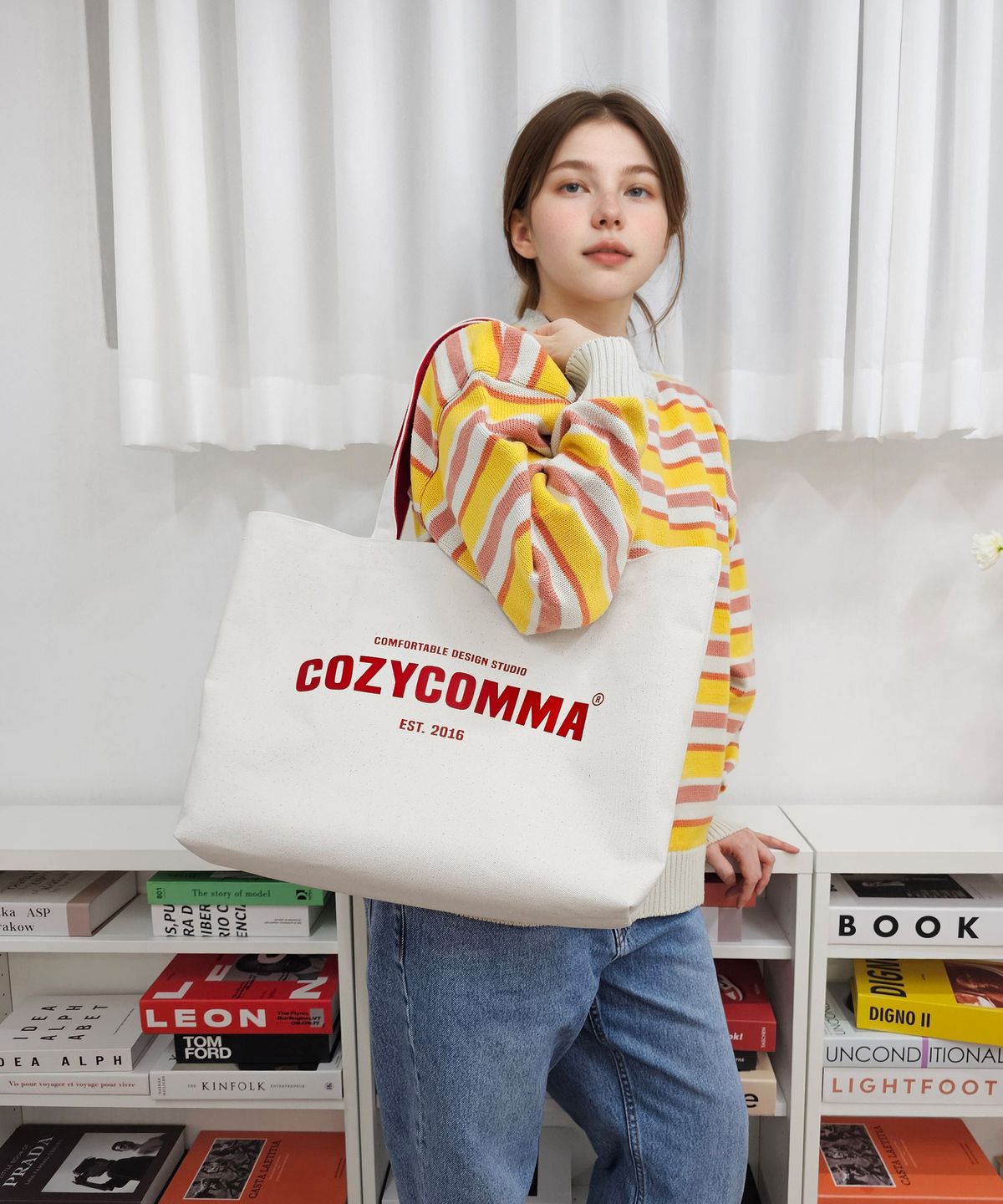 코지콤마(COZYCOMMA) 보부상 캠퍼스 숄더백 (2색상)