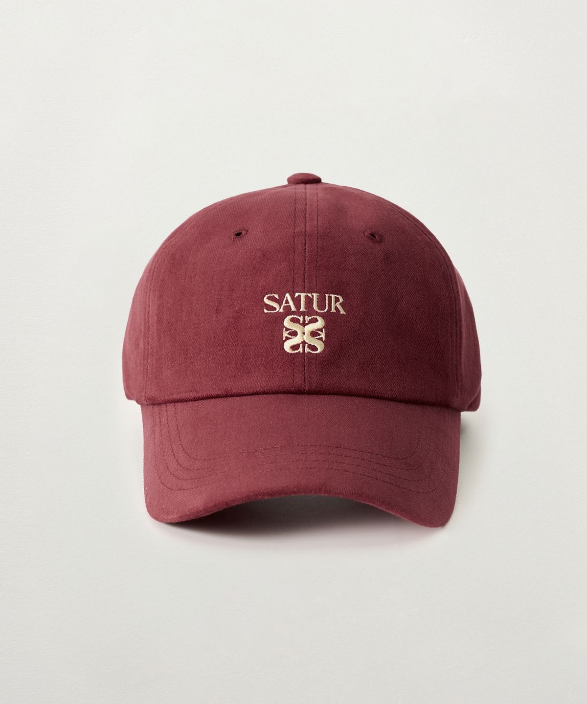 세터(SATUR) 로렌 아페로 스몰 로고 볼캡 버건디