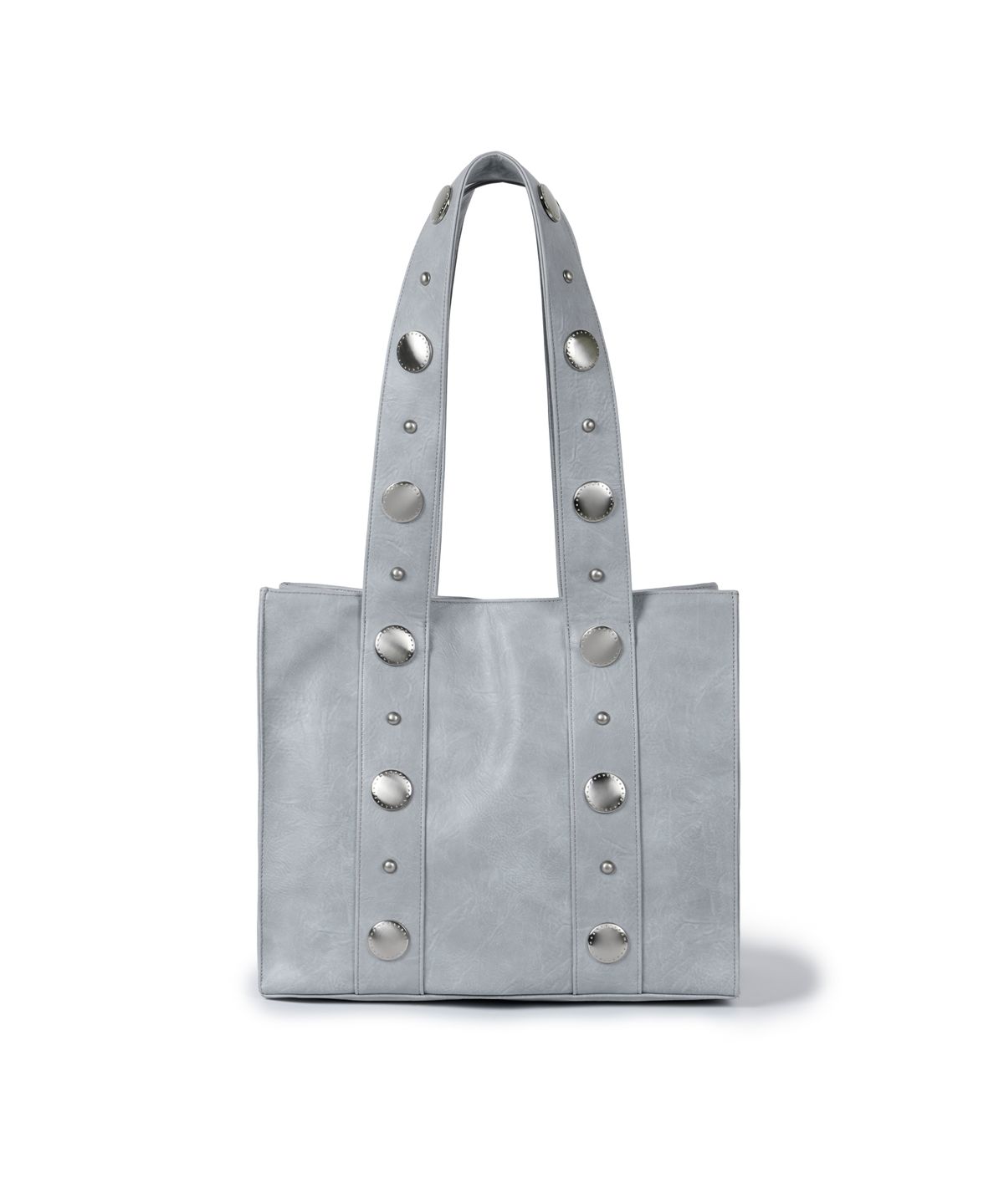 이우가마카라스(IUGAMAKARAS) Big Studded Shopper Bag (Sky Blue)