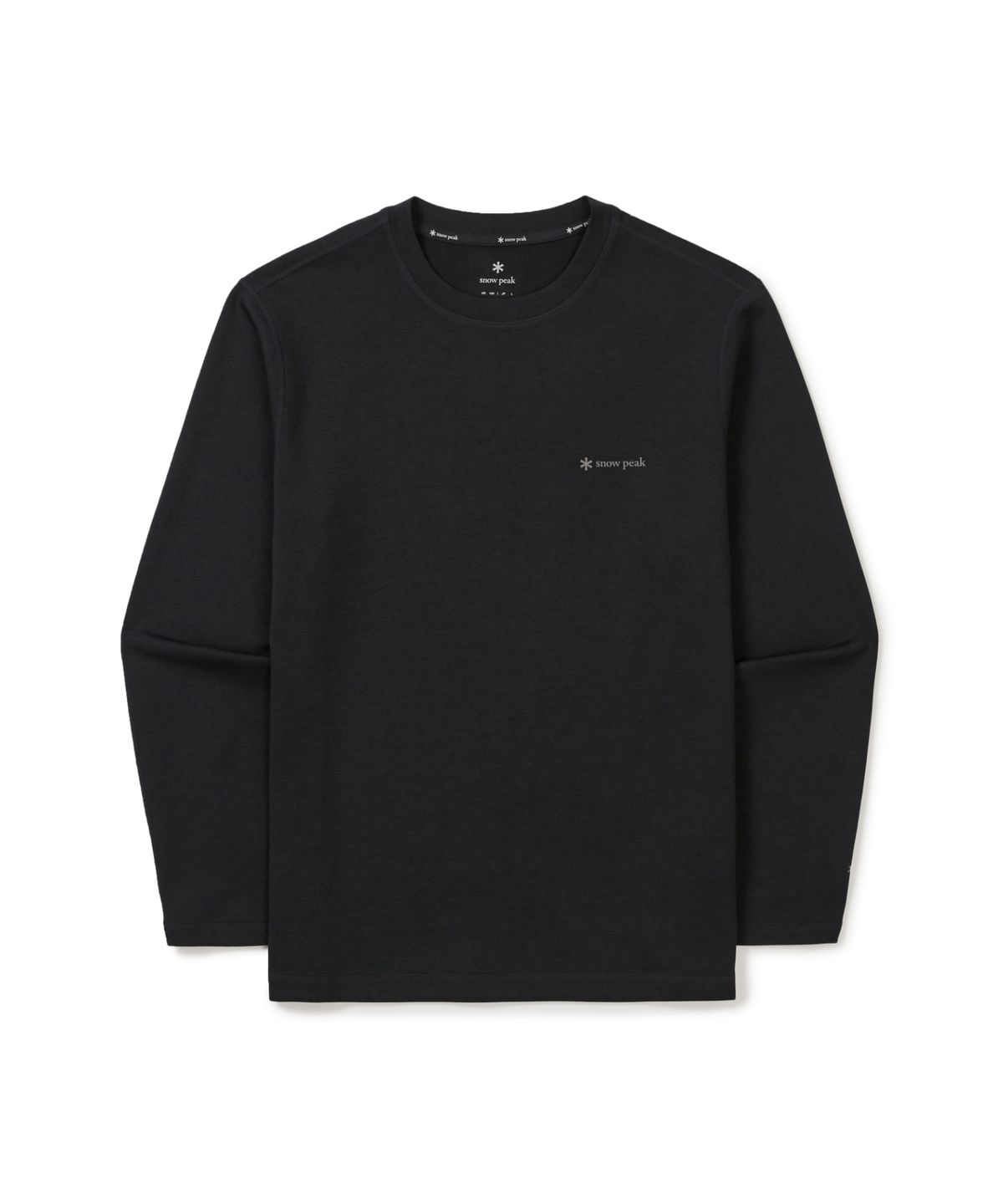스노우피크 어패럴(SNOWPEAK APPAREL) 델타피크 퀵드라이 긴팔 티셔츠 (S25FMTTL22) Dark Charcoal