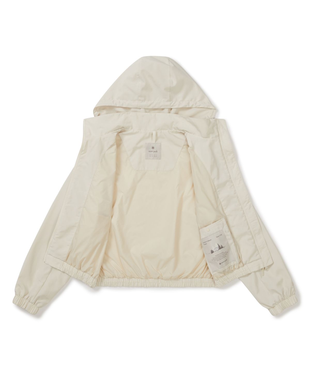 스노우피크 어패럴(SNOWPEAK APPAREL) 메모리 여성 바람막이 (S25FWFWB70) Sand Beige