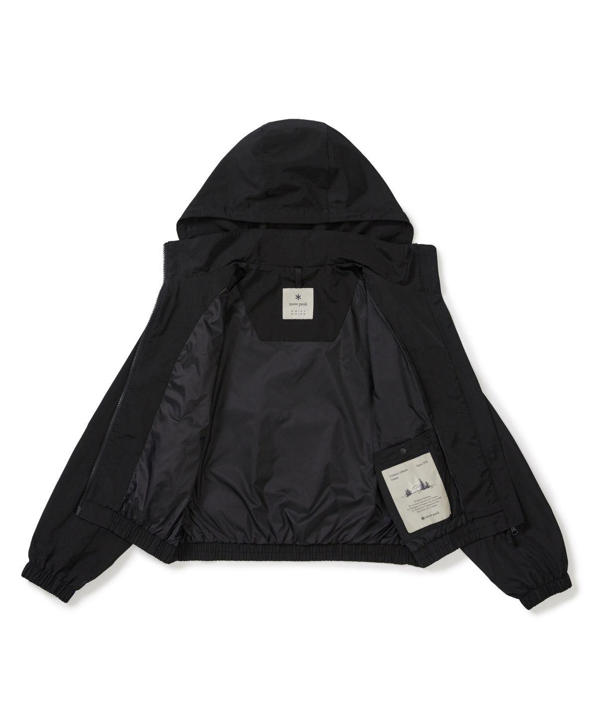 스노우피크 어패럴(SNOWPEAK APPAREL) 메모리 여성 바람막이 (S25FWFWB70) Black