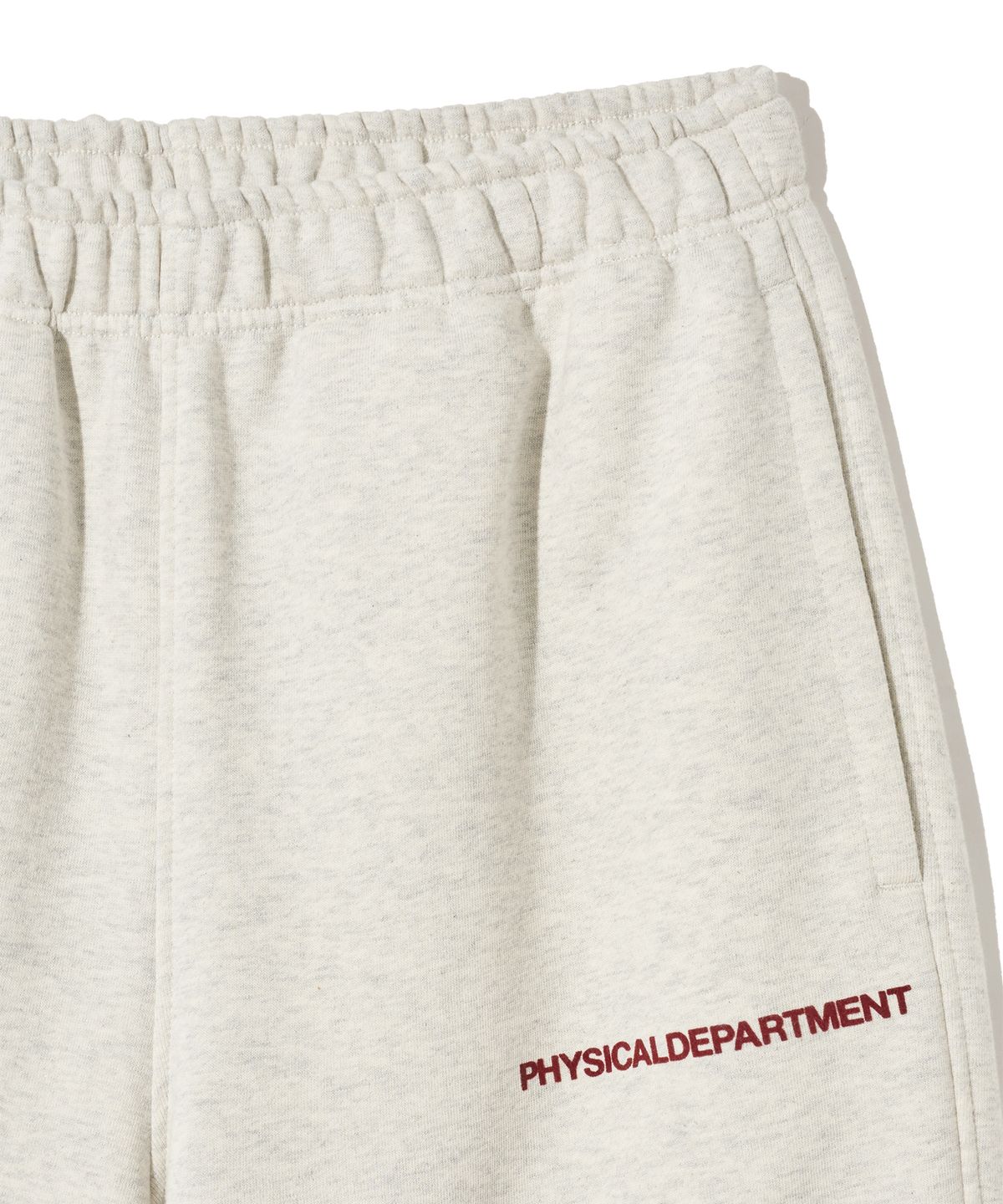 피지컬 디파트먼트(PHYSICAL DEPARTMENT) P-Dept 오리지널 로고 스웨트 팬츠 오트밀
