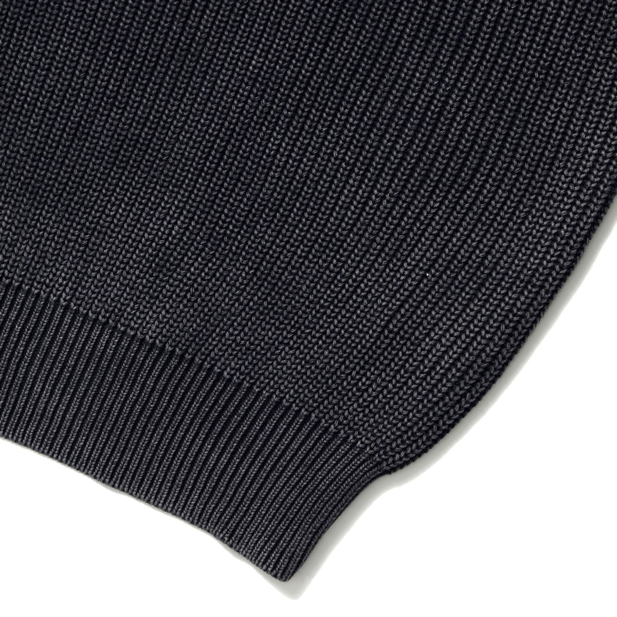 쿨트(KULTE) PIGMENT CREWNECK KNIT_BLACK