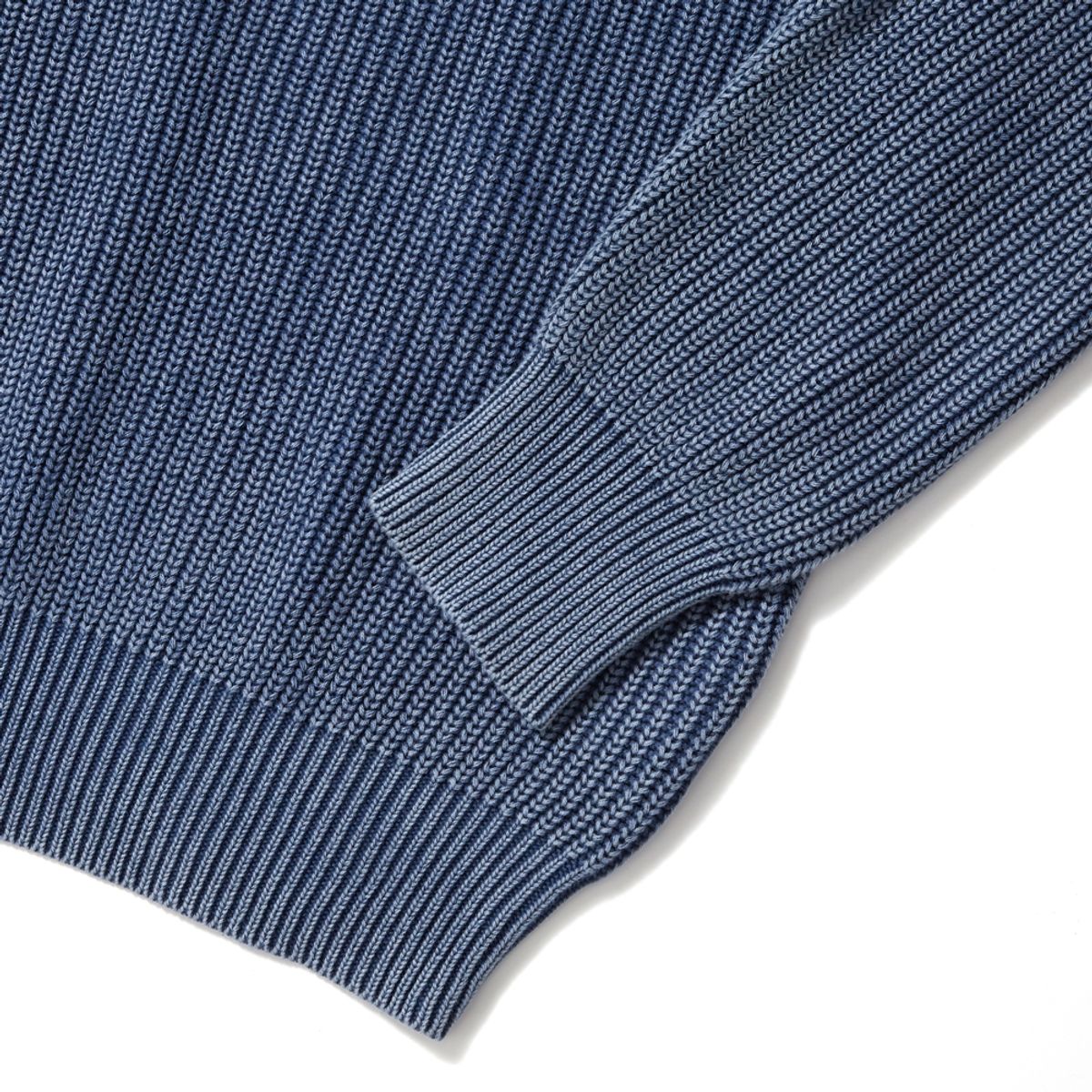 쿨트(KULTE) PIGMENT CREWNECK KNIT_BLUE