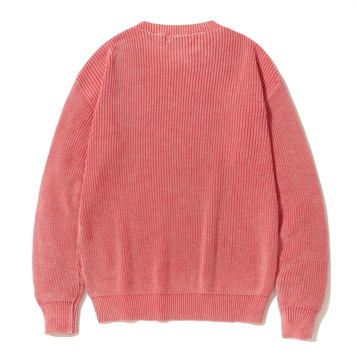 쿨트(KULTE) PIGMENT CREWNECK KNIT_PINK