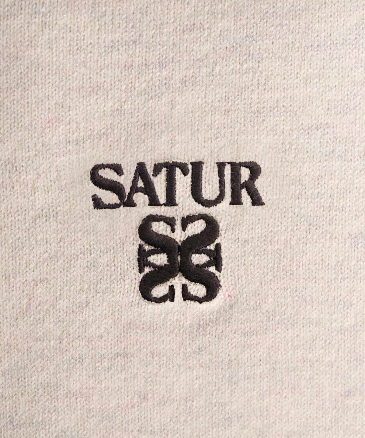 세터(SATUR) (W) 클래식 니트 후드 집업 오트밀