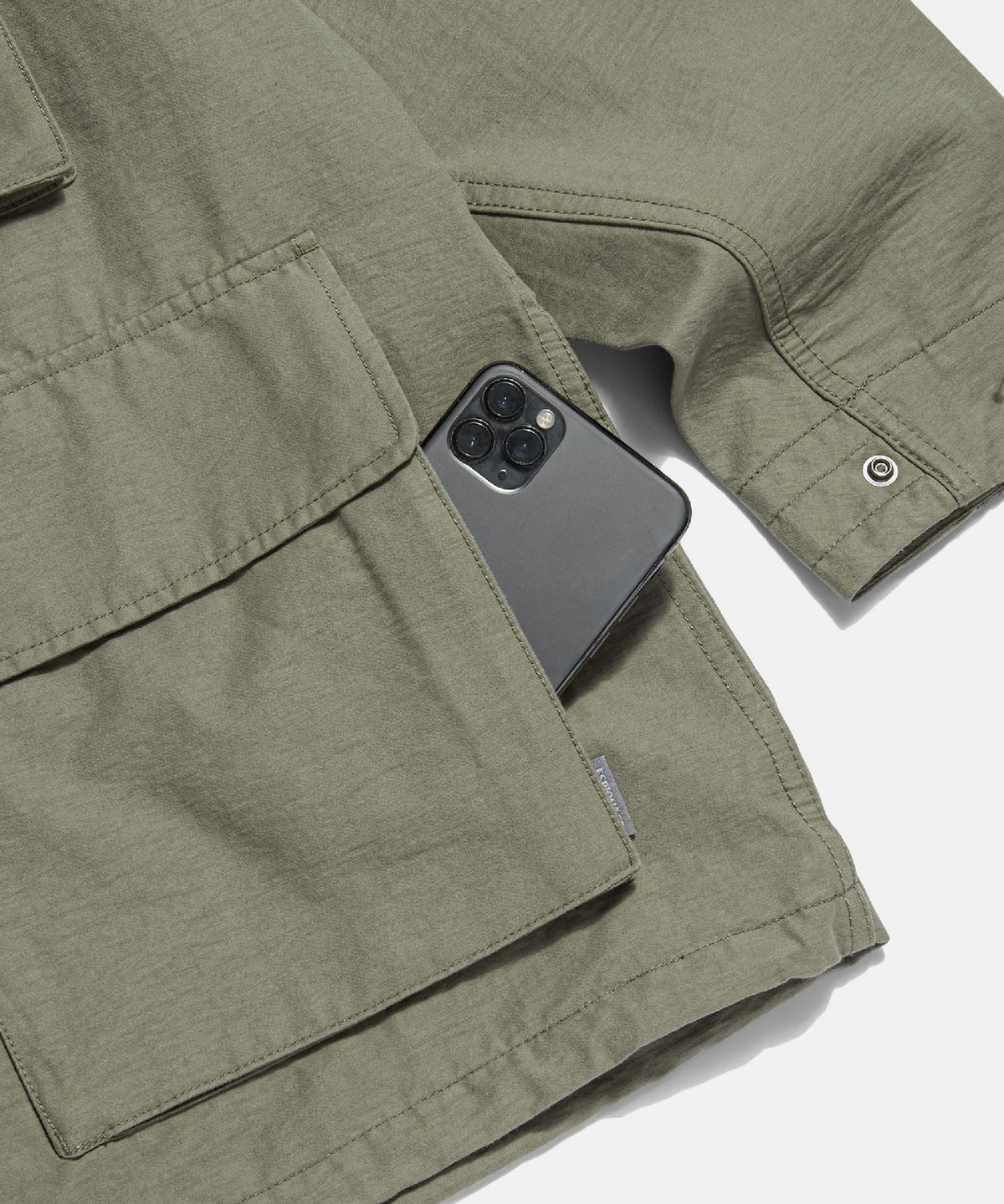 에스피오나지(ESPIONAGE) Washed CN BDU Jacket Dusty Olive