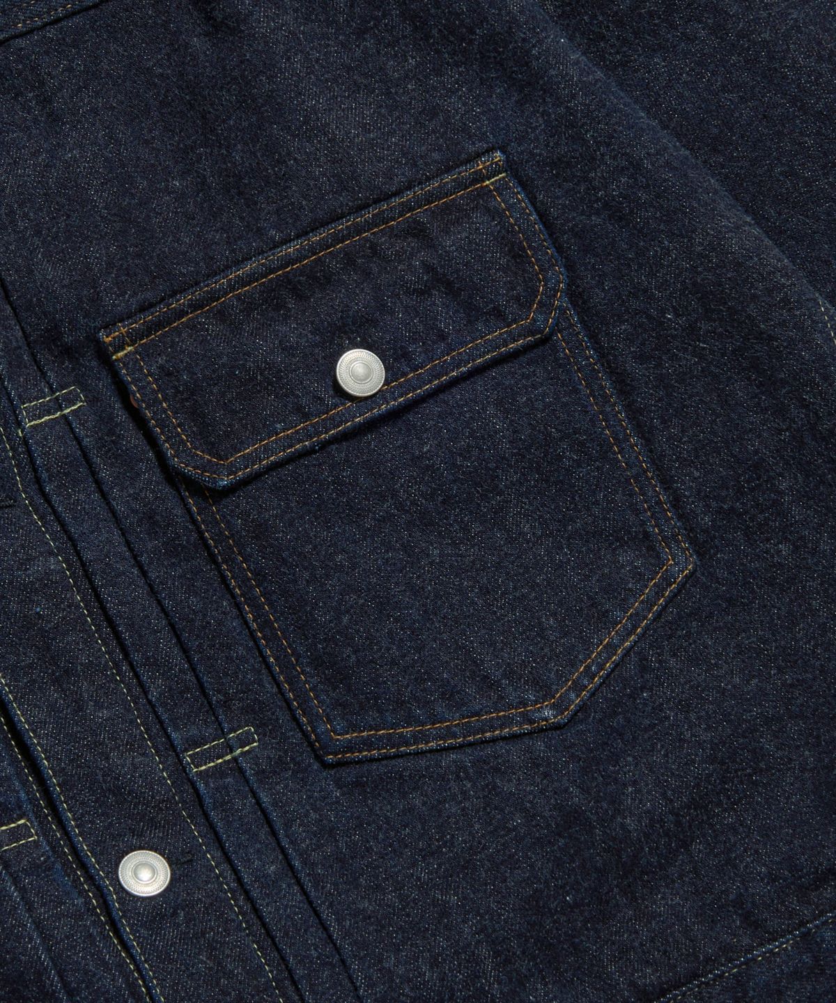 에스피오나지(ESPIONAGE) Type 1 Selvedge Denim Trucker Jacket Dark Indigo