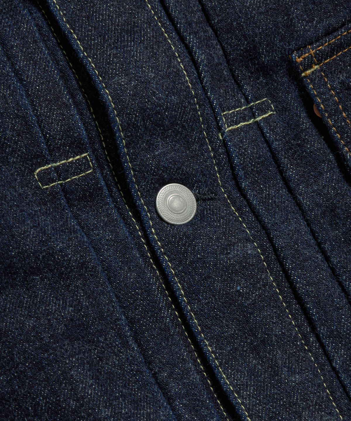 에스피오나지(ESPIONAGE) Type 1 Selvedge Denim Trucker Jacket Dark Indigo