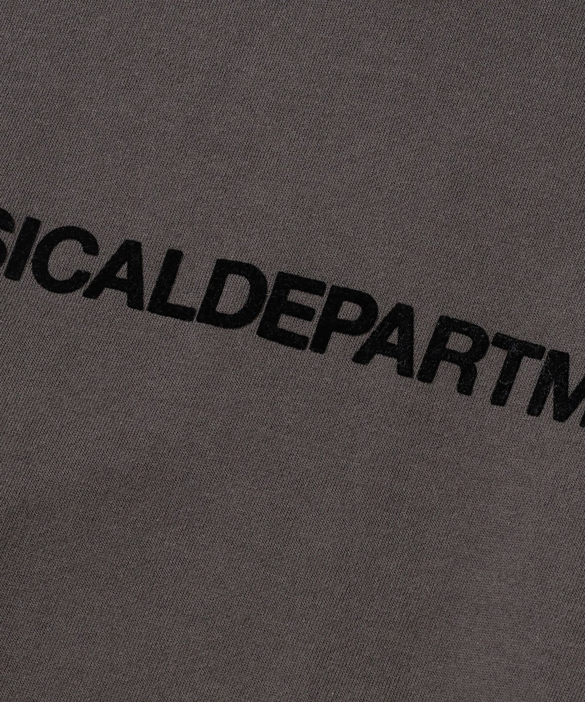 피지컬 디파트먼트(PHYSICAL DEPARTMENT) P-Dept 오리지널 로고 후드 차콜