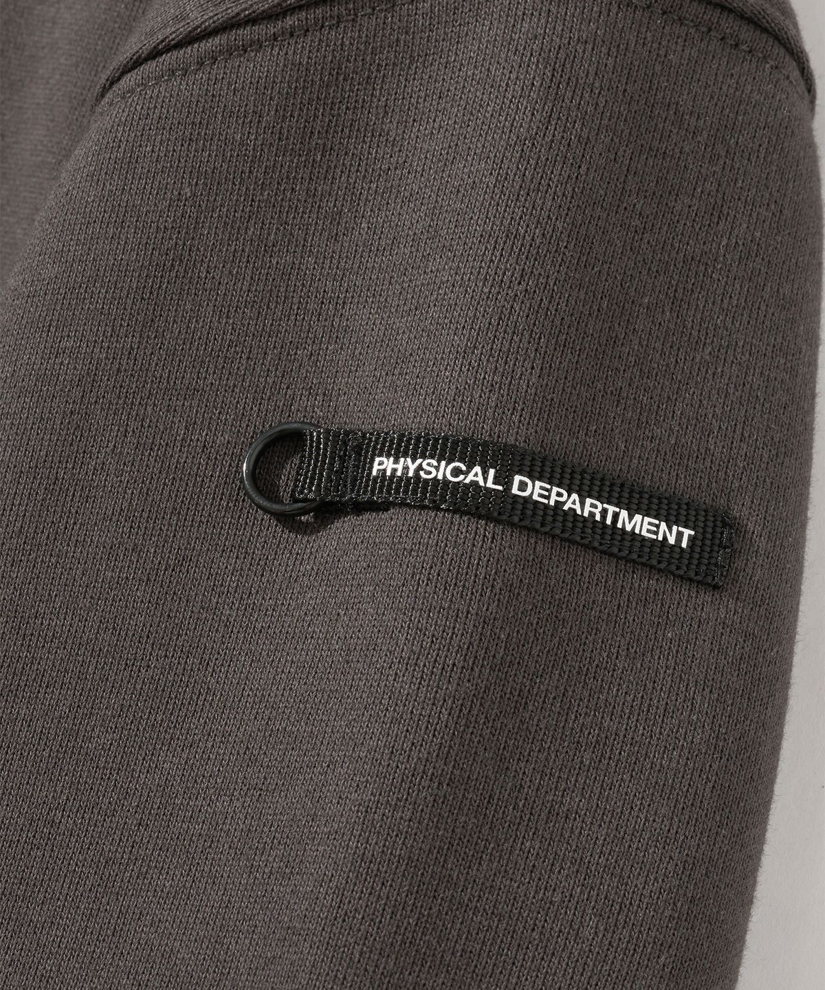 피지컬 디파트먼트(PHYSICAL DEPARTMENT) P-Dept 오리지널 로고 후드 차콜