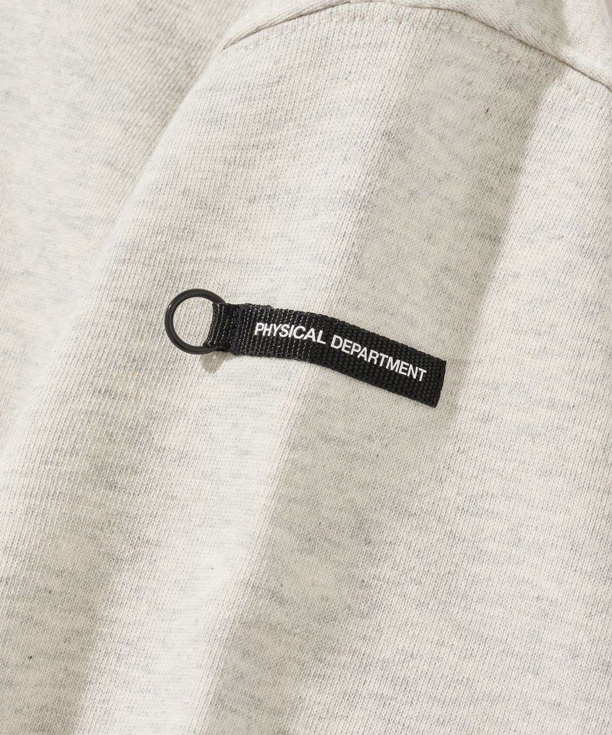 피지컬 디파트먼트(PHYSICAL DEPARTMENT) P-Dept 오리지널 로고 후드 오트밀