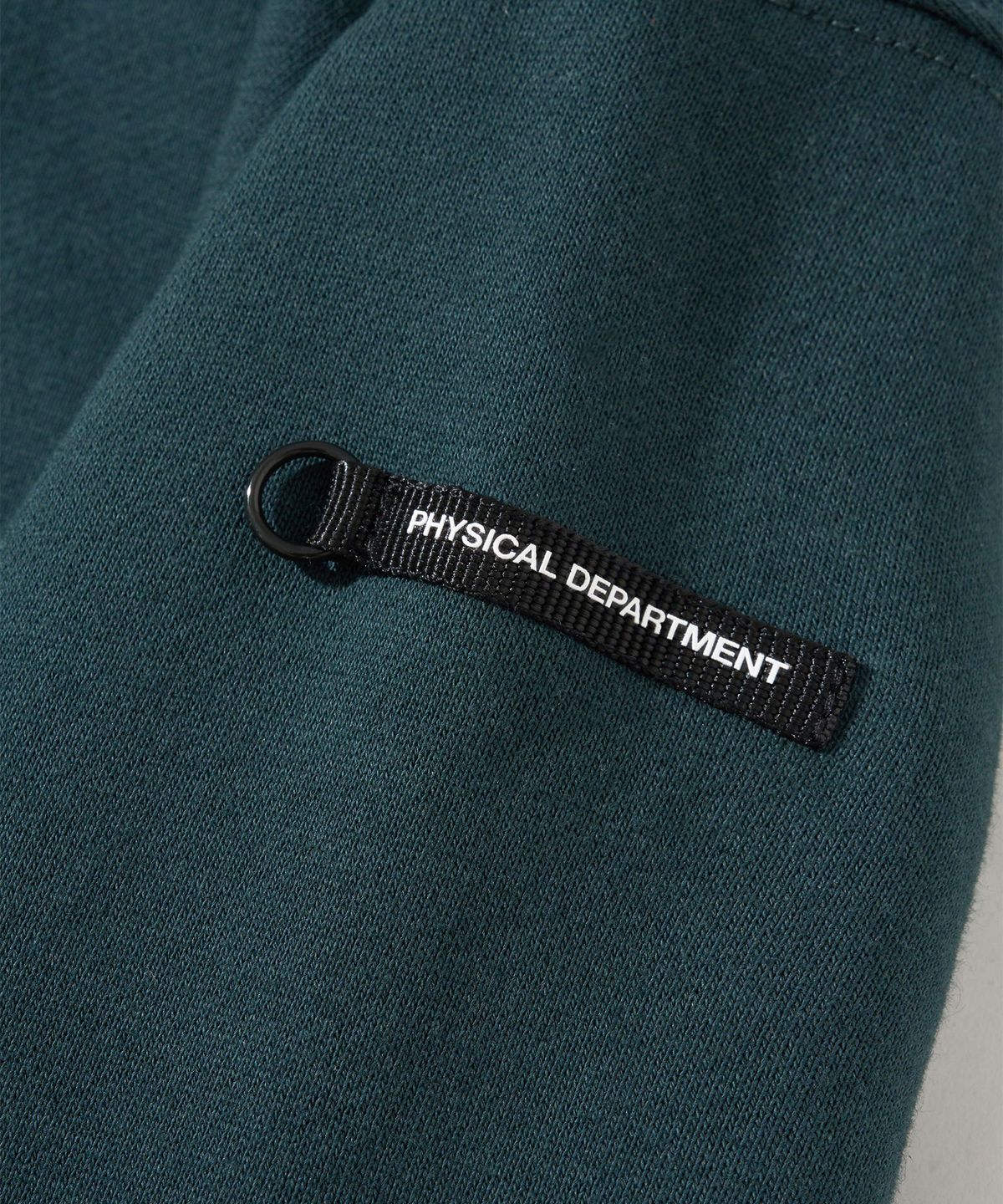 피지컬 디파트먼트(PHYSICAL DEPARTMENT) P-Dept 오리지널 로고 후드 다크그린