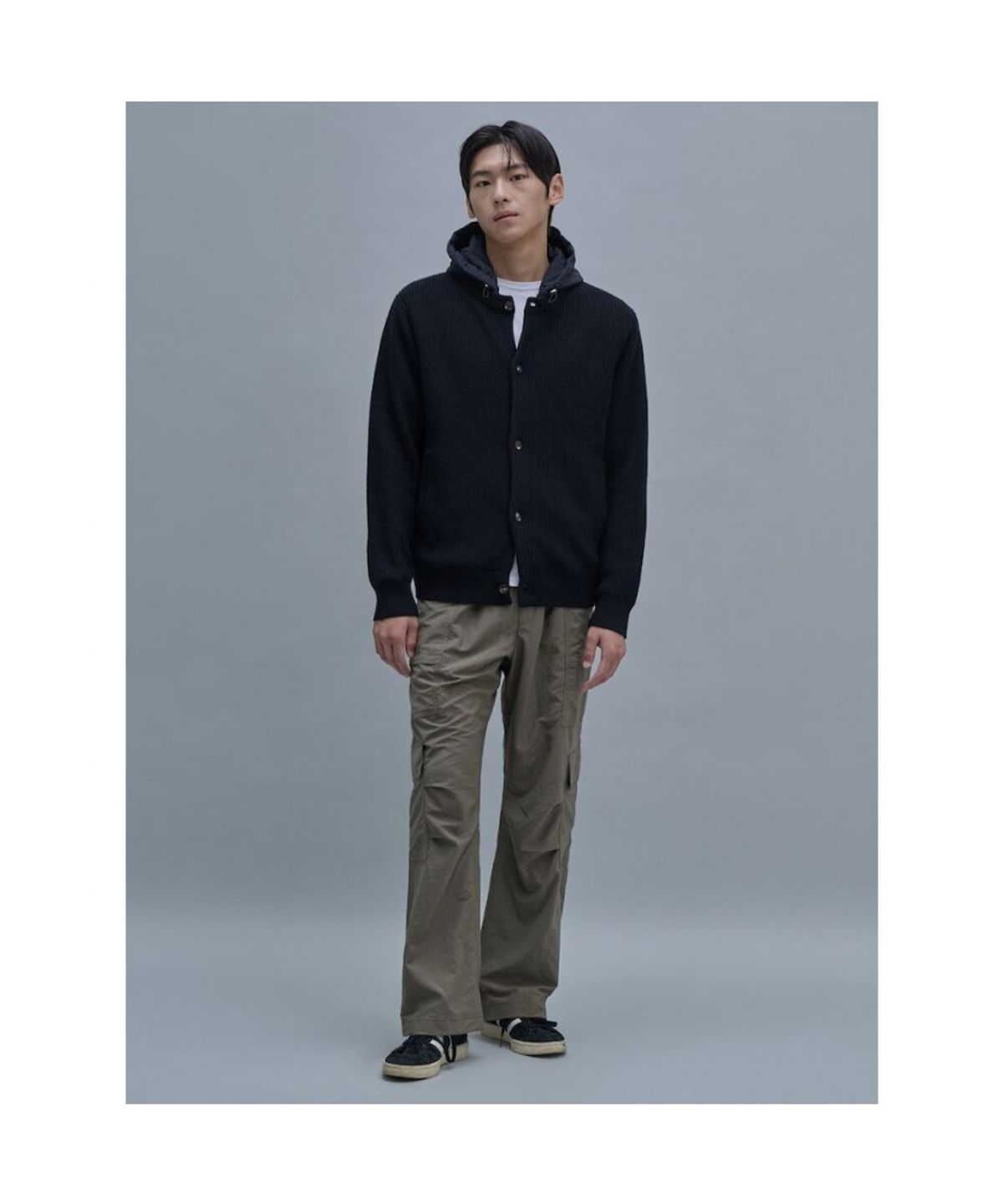 시프트지(SHIFT.G) Wide Utility Cargo Pants  Khaki
