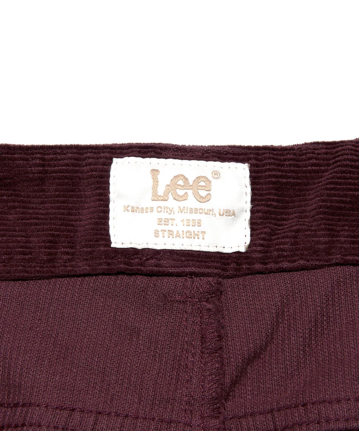 리(LEE) 우먼 코듀로이 5포켓 팬츠 버건디