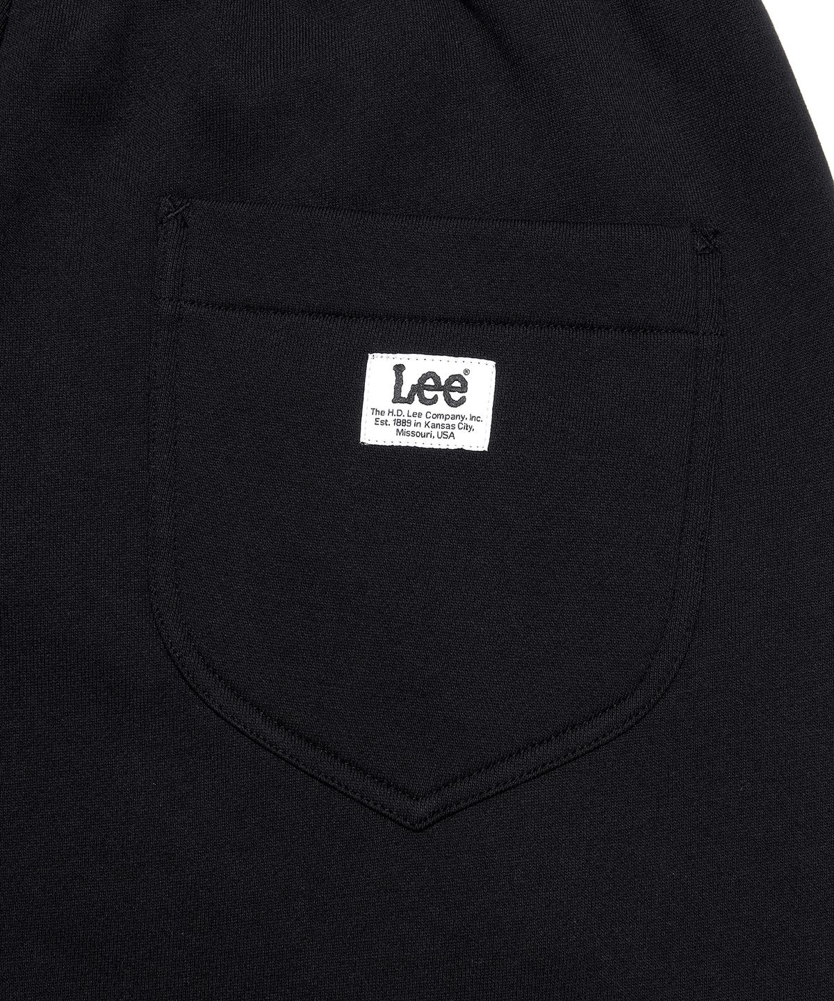 리(LEE) 기모 스웻 팬츠 블랙
